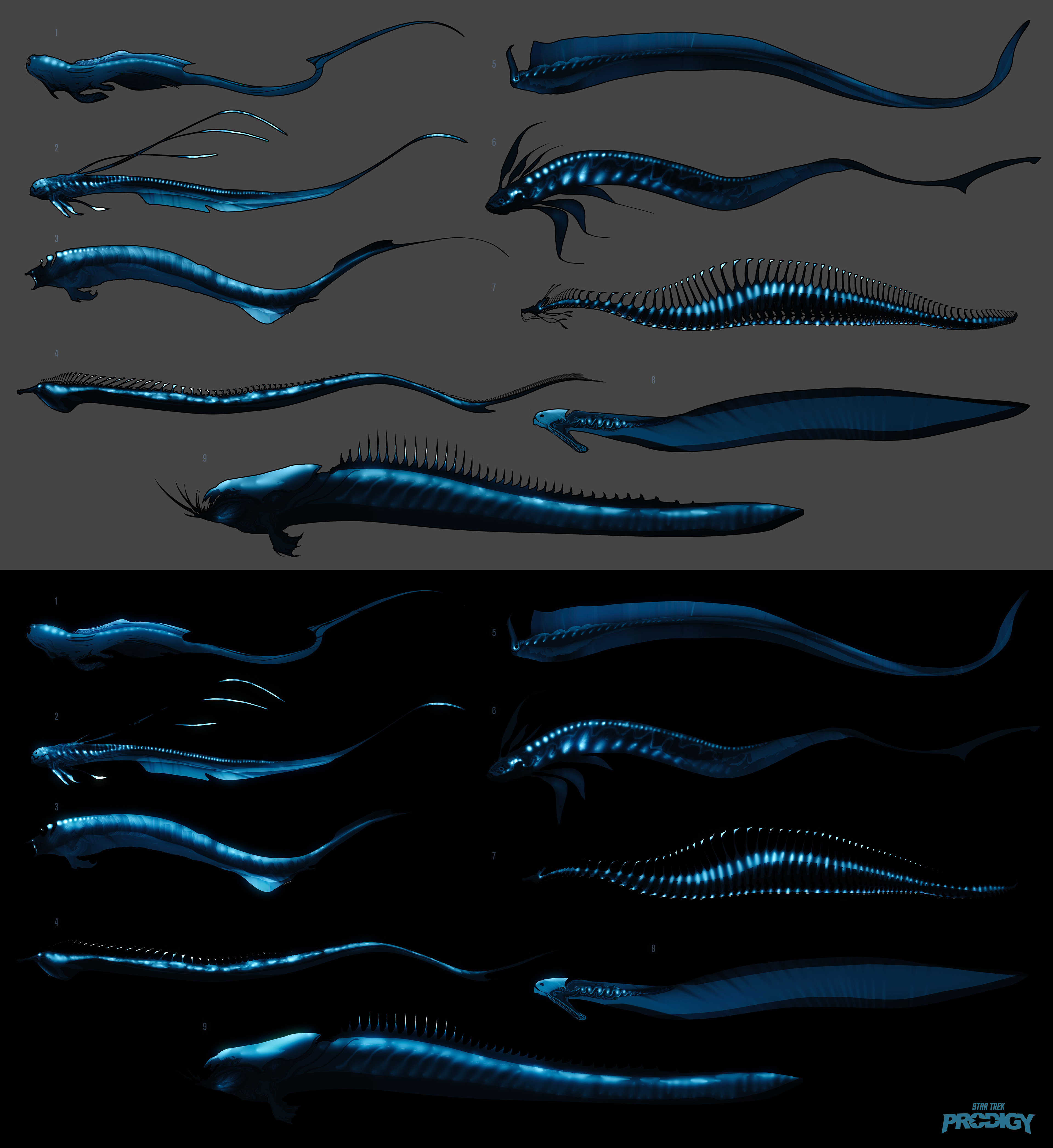 STAR TREK PRODIGY - Season 2: Eel concept board