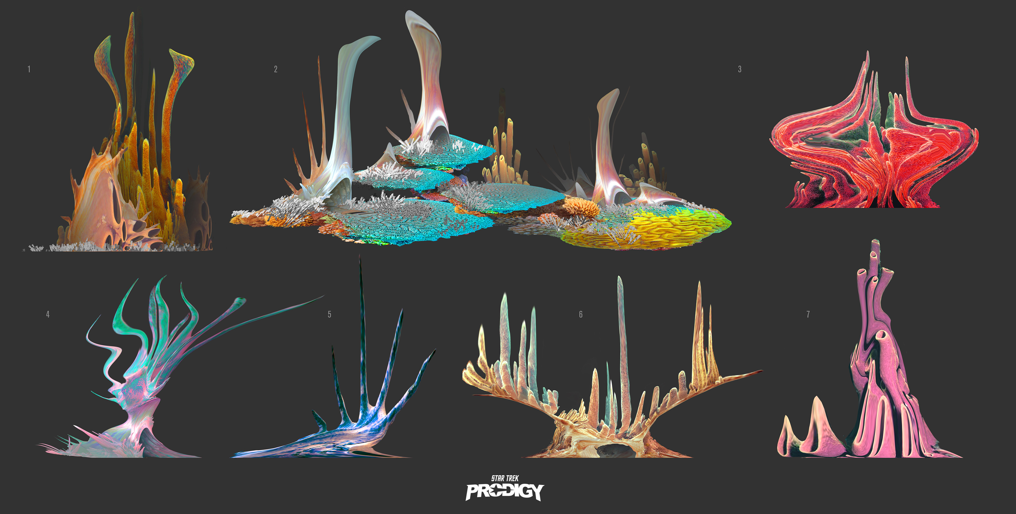 STAR TREK PRODIGY - Season 2 : OVIDIA Concept board