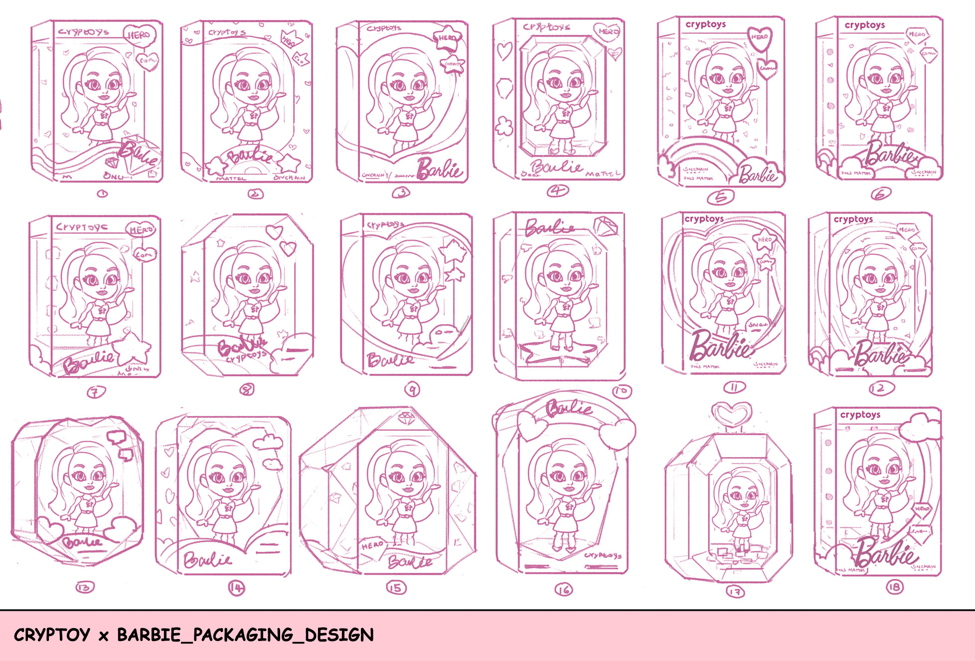Cryptoy x Barbie_PackagingDesign