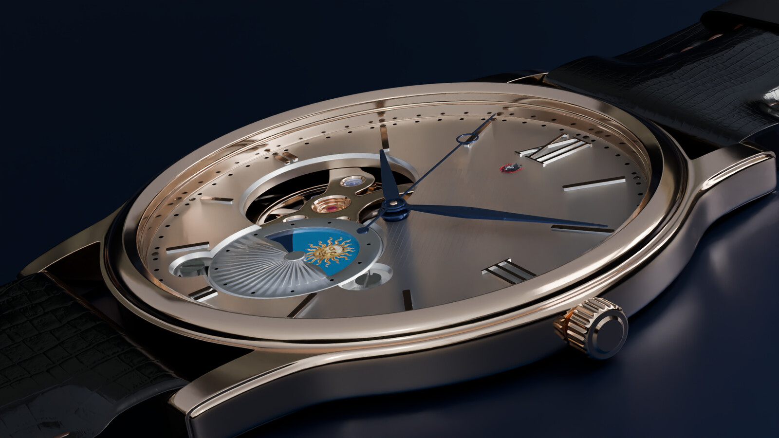Watch Model, Rendered View