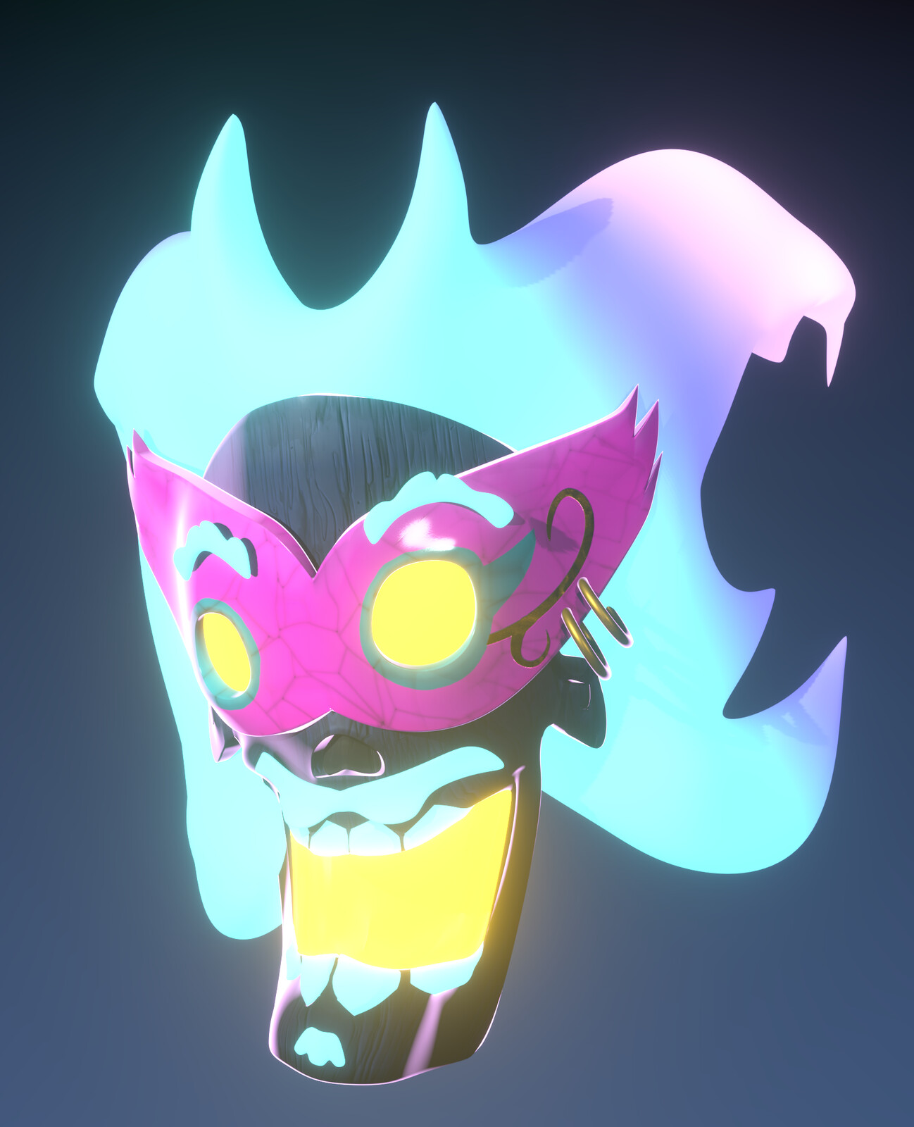 Gris-Gris, Moofie's Mardi Gras mask buddy