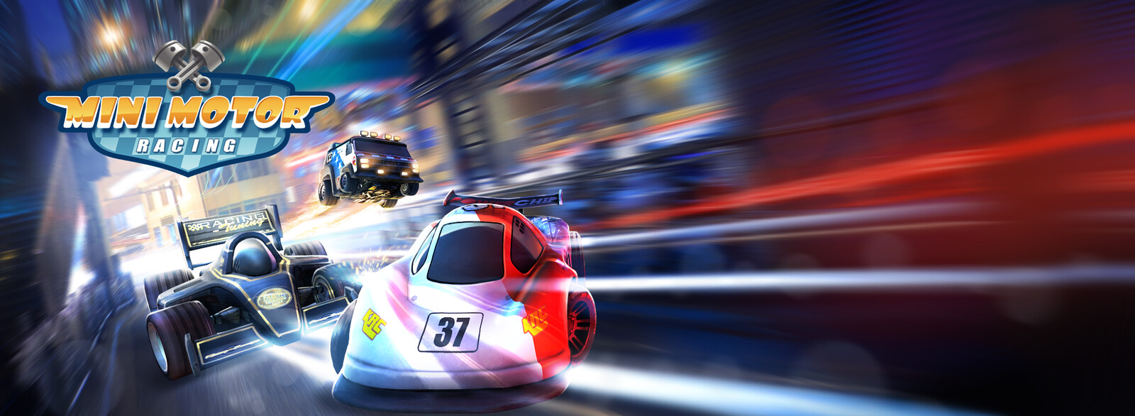 Mini Motor Racing - Launch Key Artwork (Full uncropped)