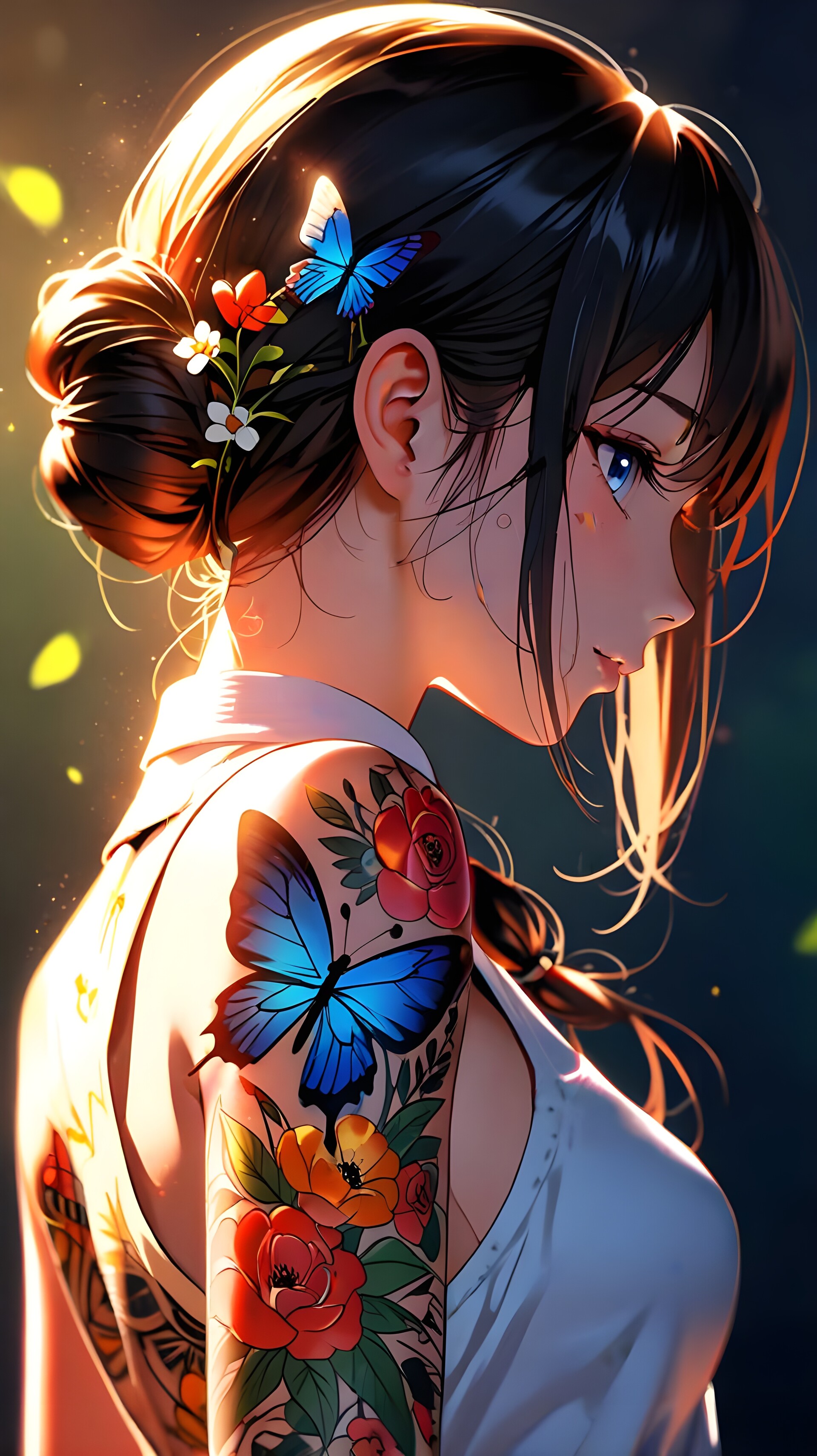 ArtStation - 30 Anime Tattoo Female Characters, image size:1920x3420