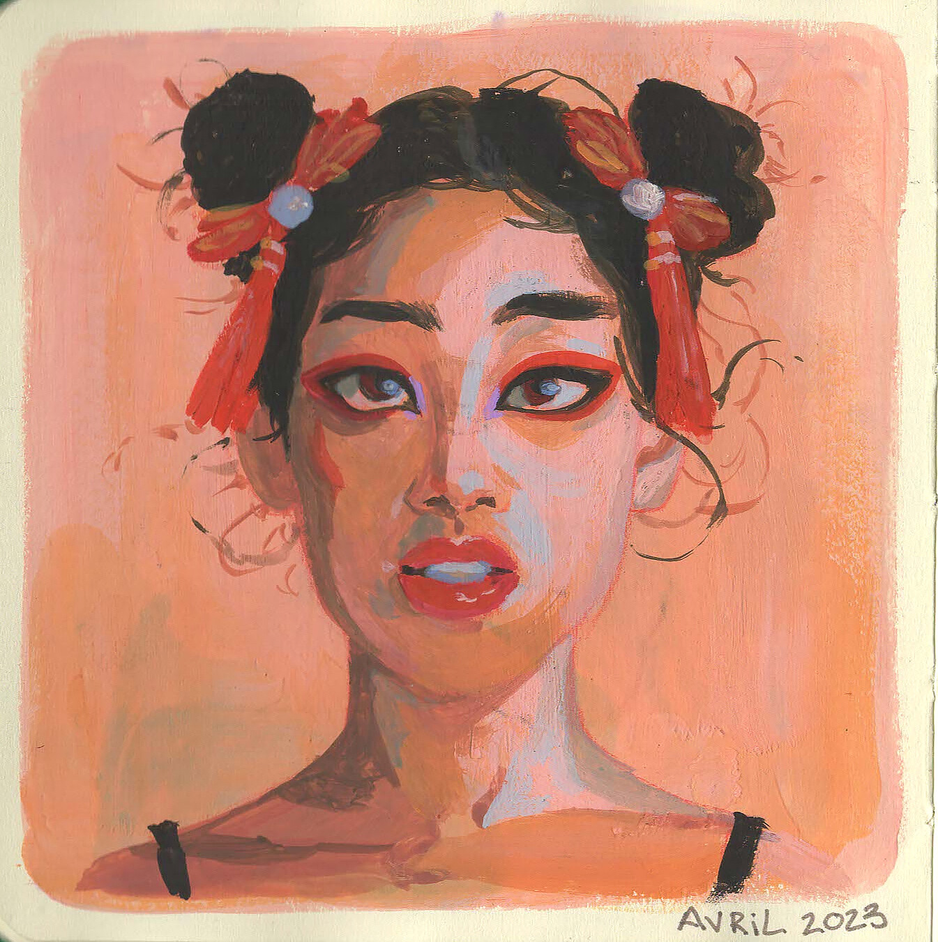 Gouache on paper