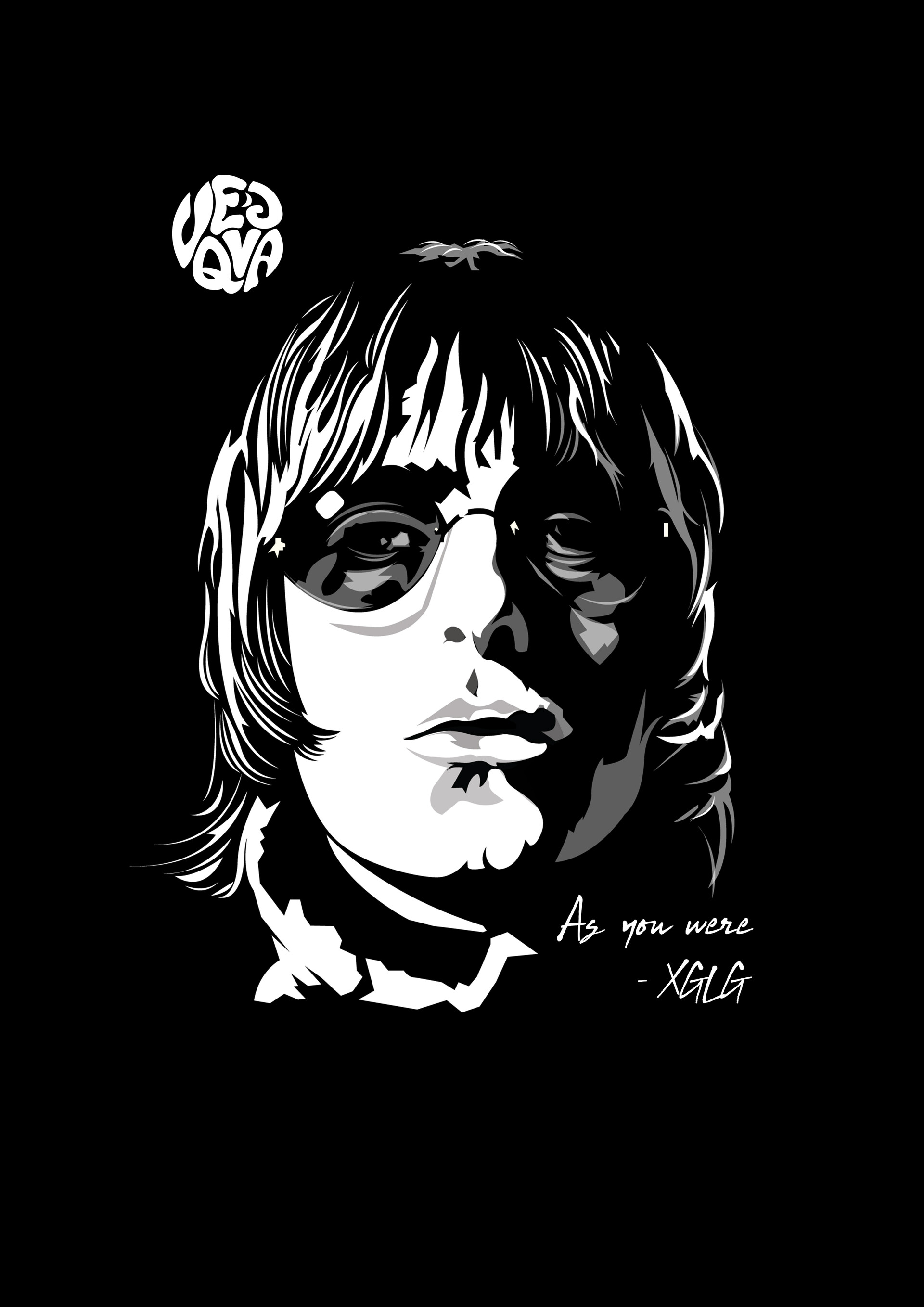 ArtStation - Liam Gallagher DM30 - Vector Illustration