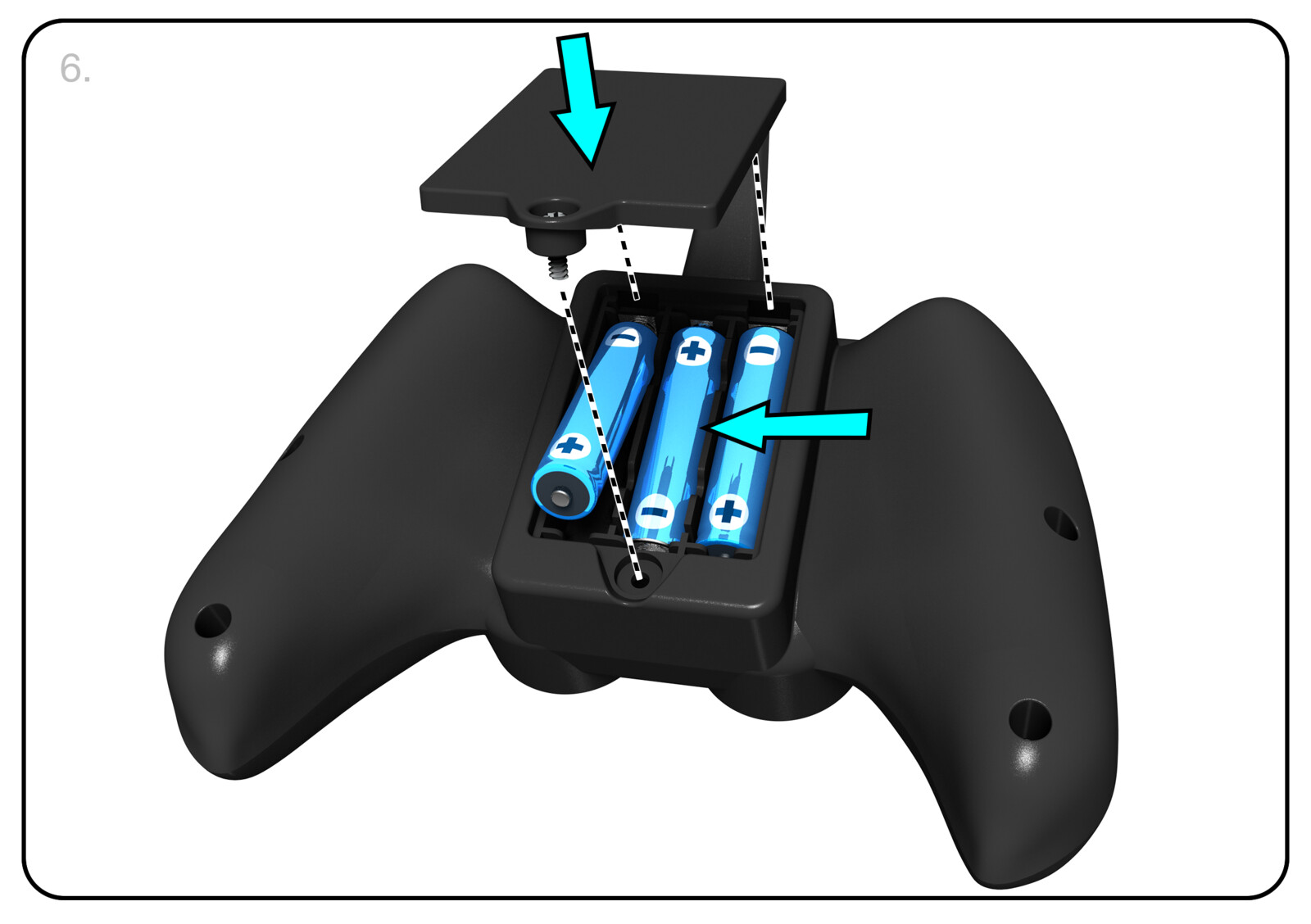 Image created for printed product manual