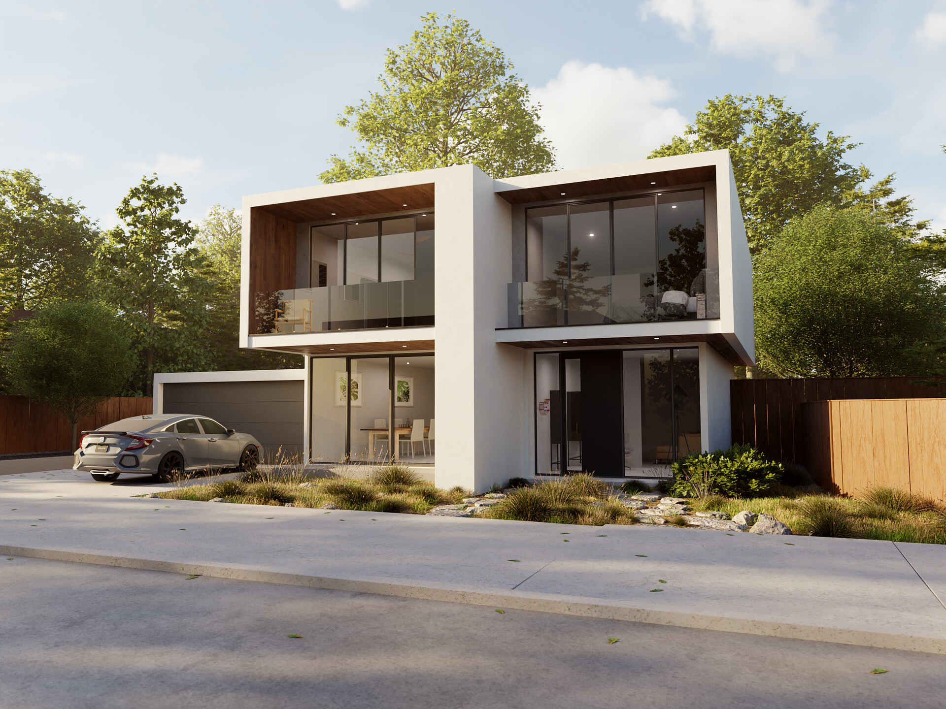 ArtStation Modern House Exterior