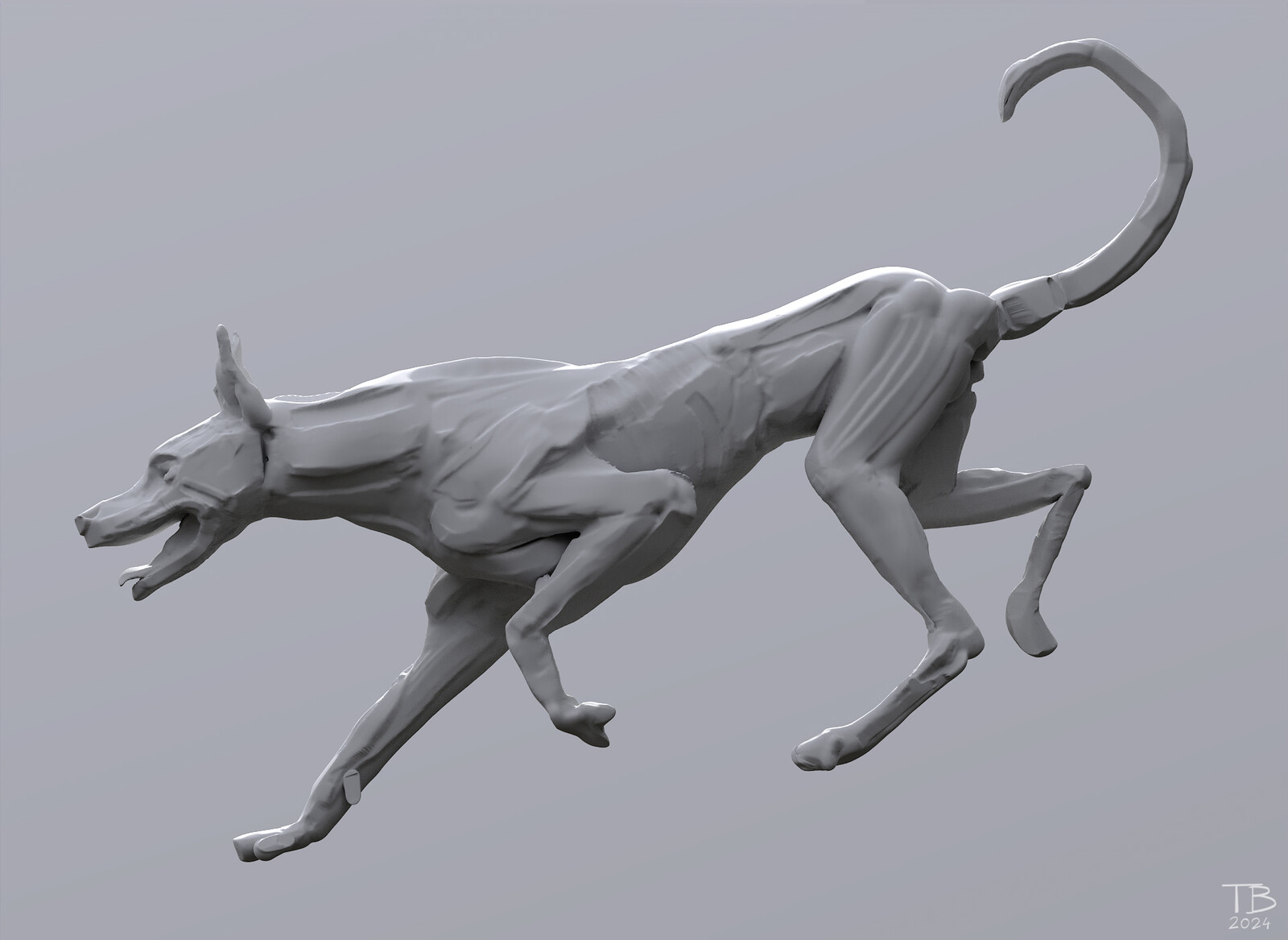 Doggie gesture sketch