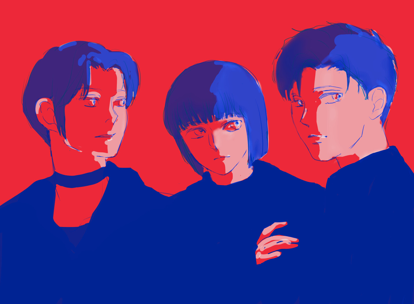 ArtStation トリコロールカラー