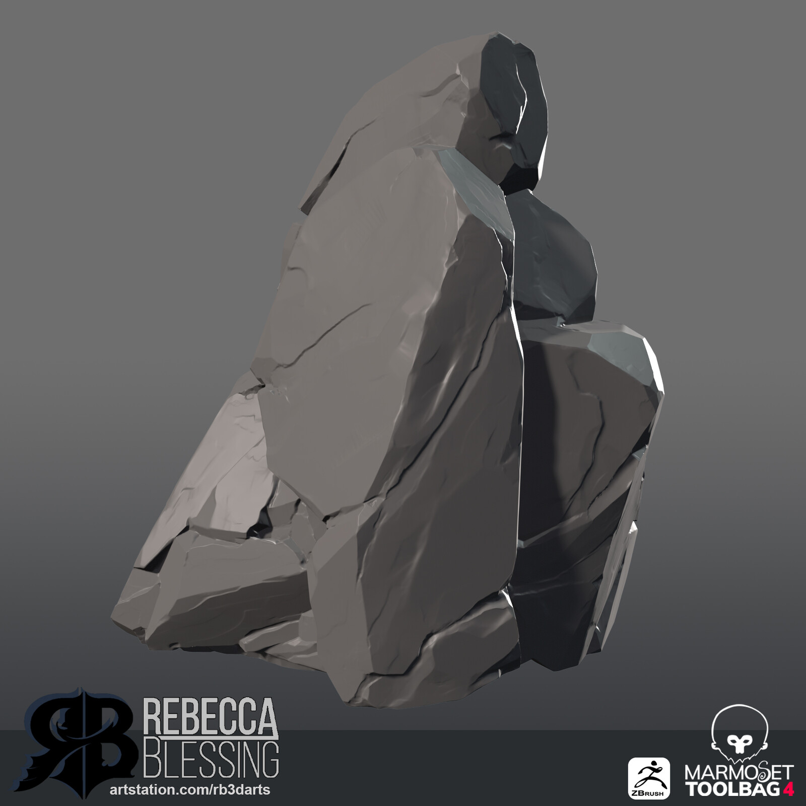 Rock Sculpt Practice 