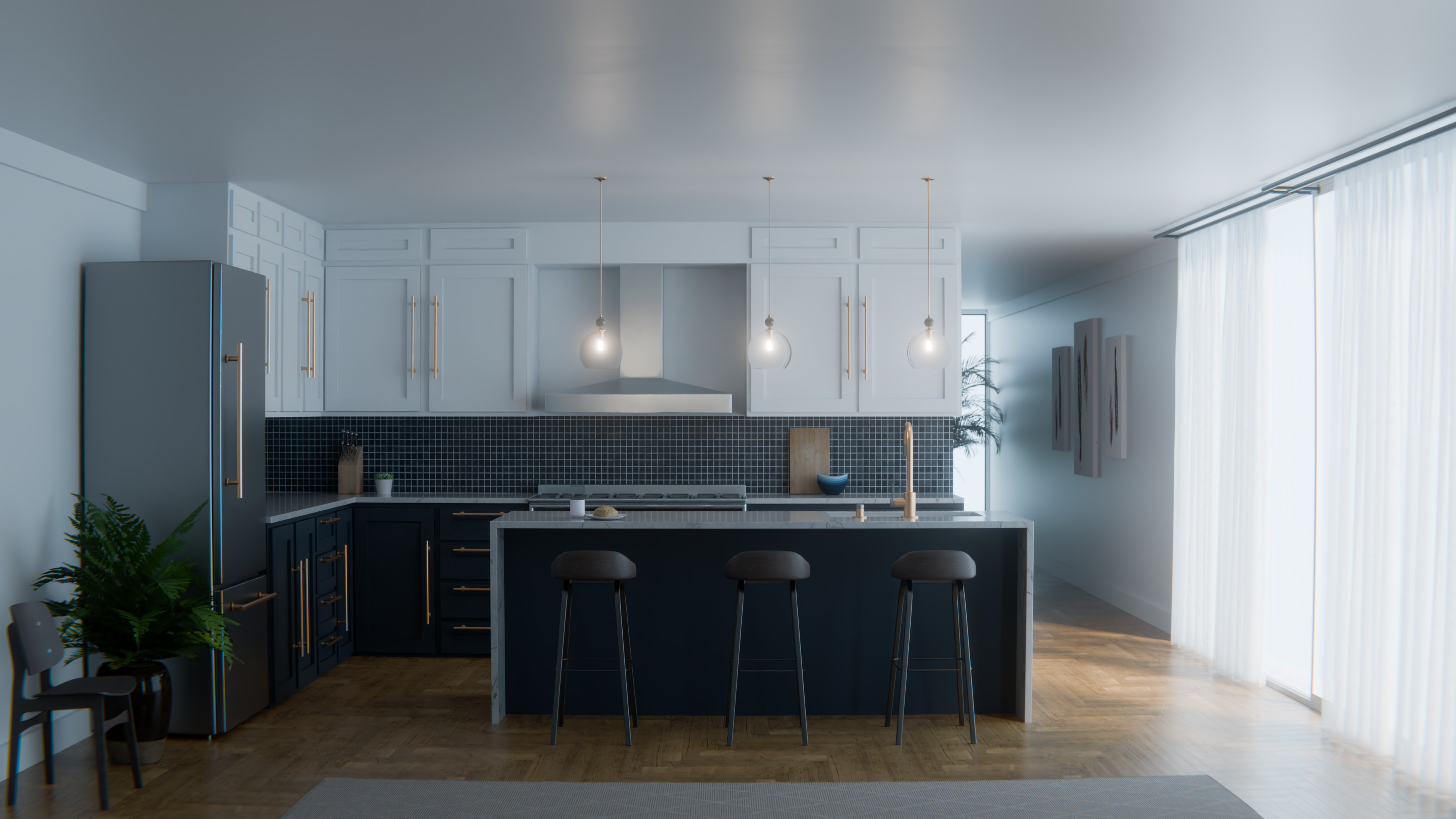 Beauty Render - Cloudy Morning