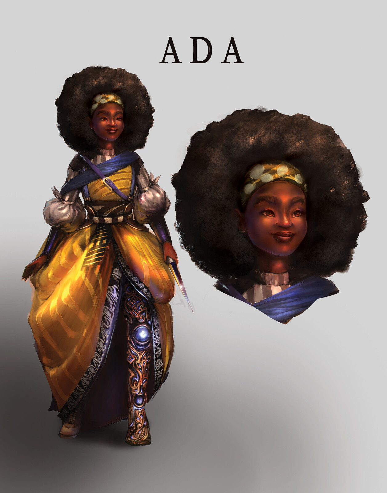 Ada and the Leg Concept Work for "In the Garden of Light and Shadow" by Cerece Rennie Murphy