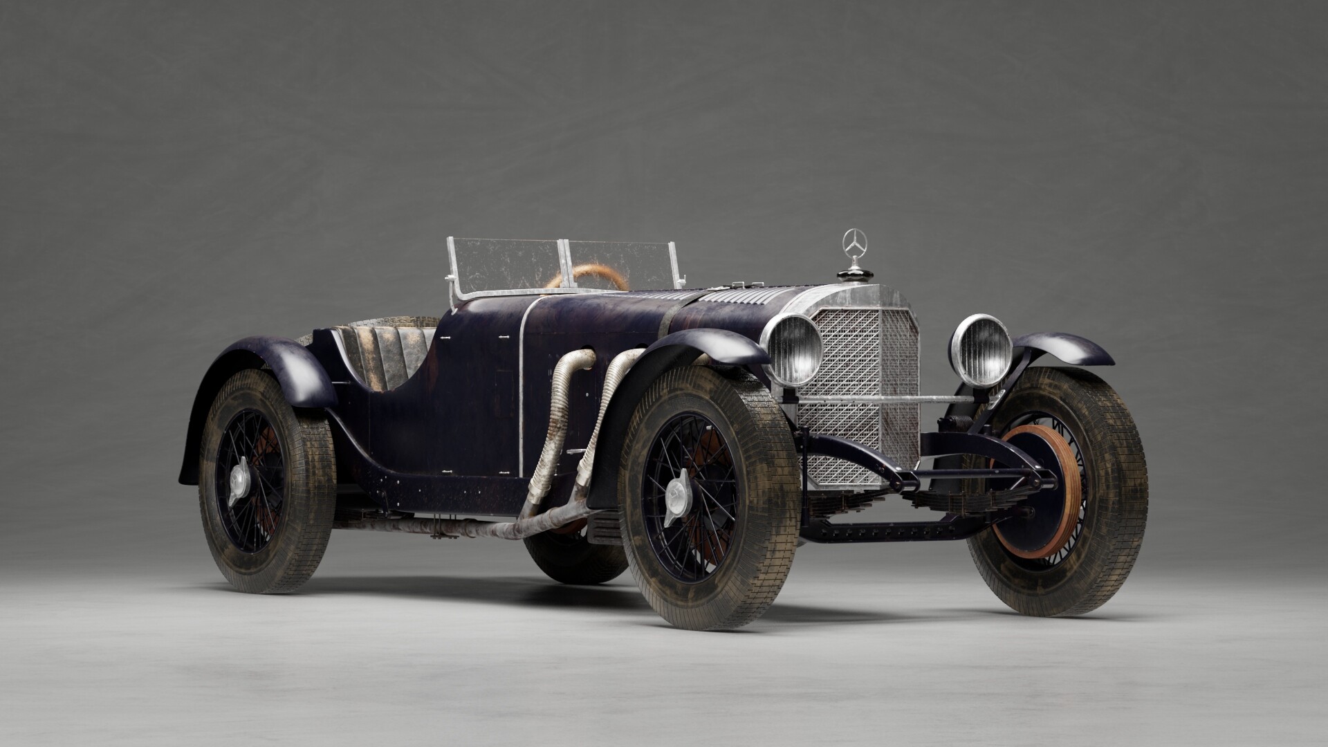 ArtStation - Mercedes-Benz SSK - OLD VERSION