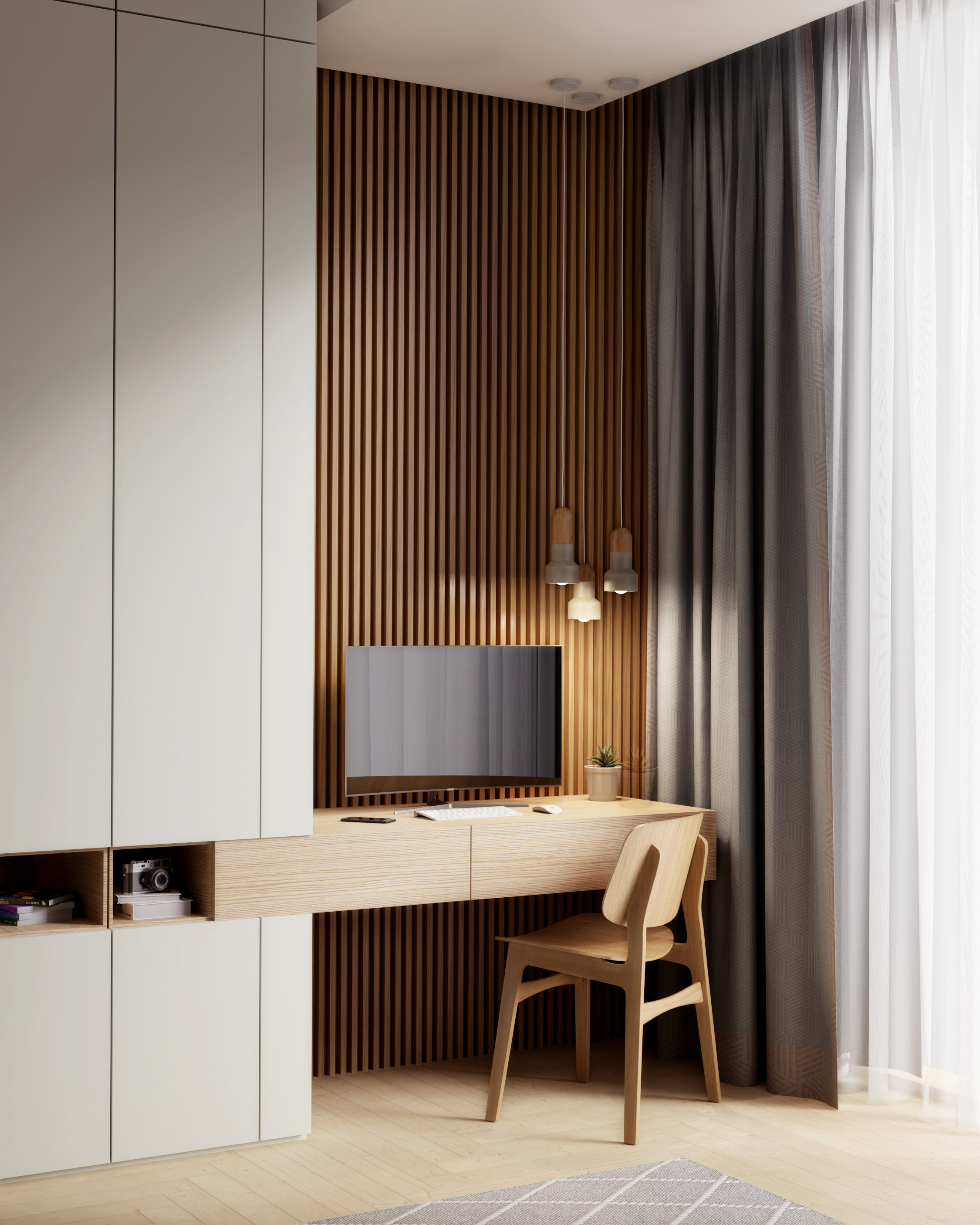 Eevee Next Beauty Real-time Render - Wooden