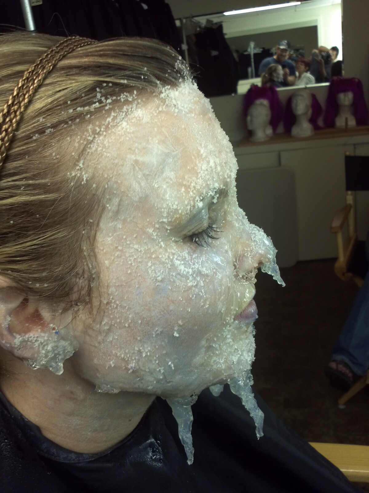 Frozen makeup test for "Supa Ninjas"