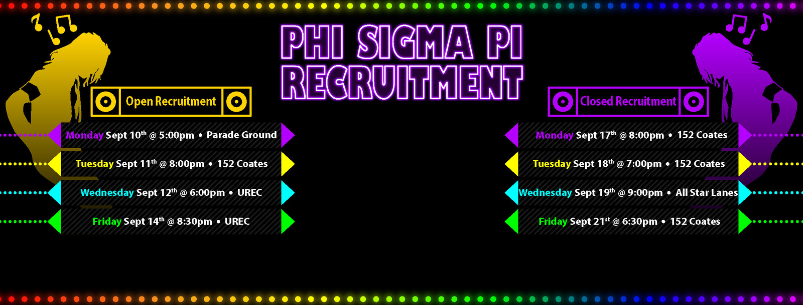 PSP Open &amp; Closed Recruitment | Fall 2018 (Facebook Cover)