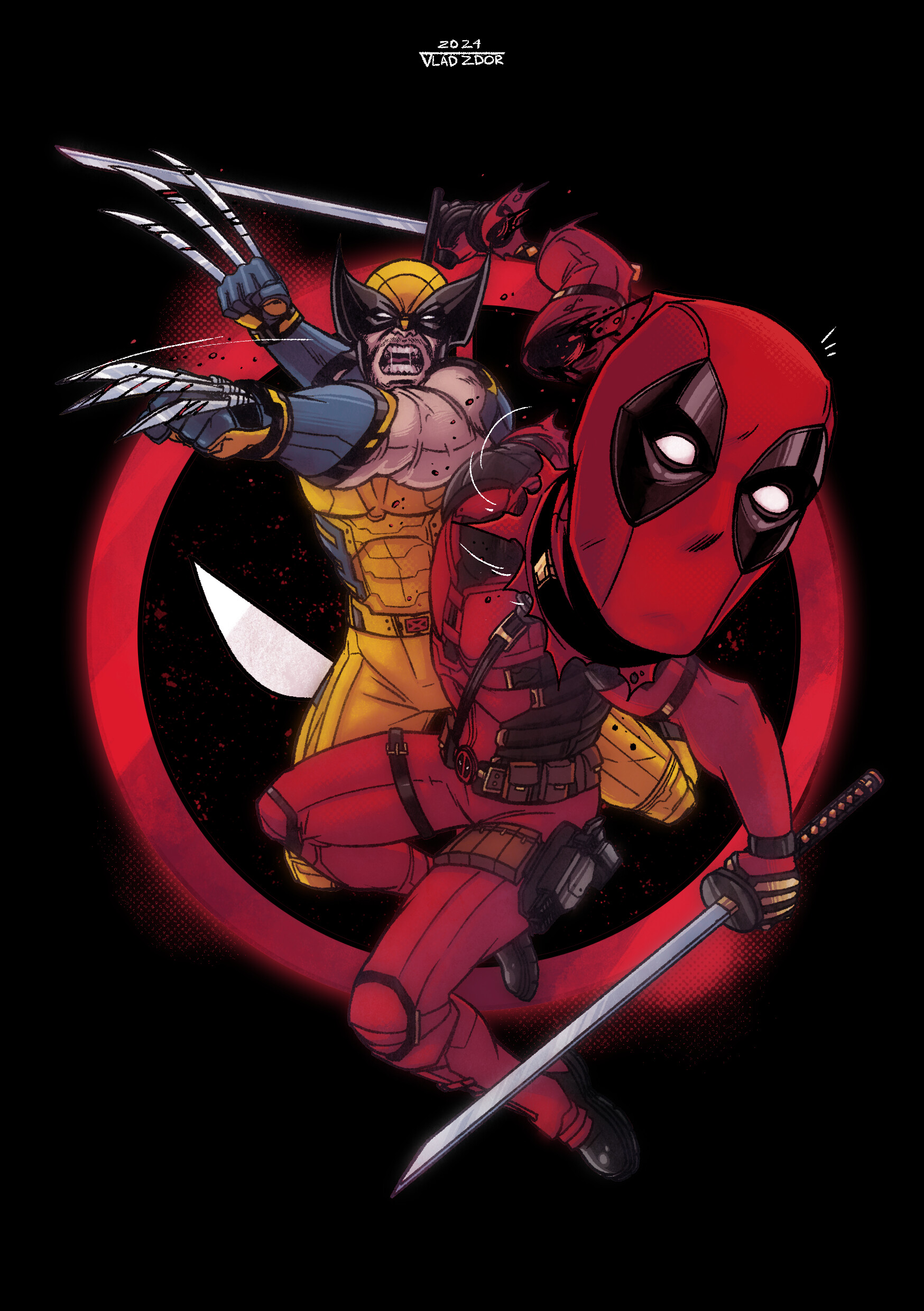 ArtStation Deadpool X Wolverine