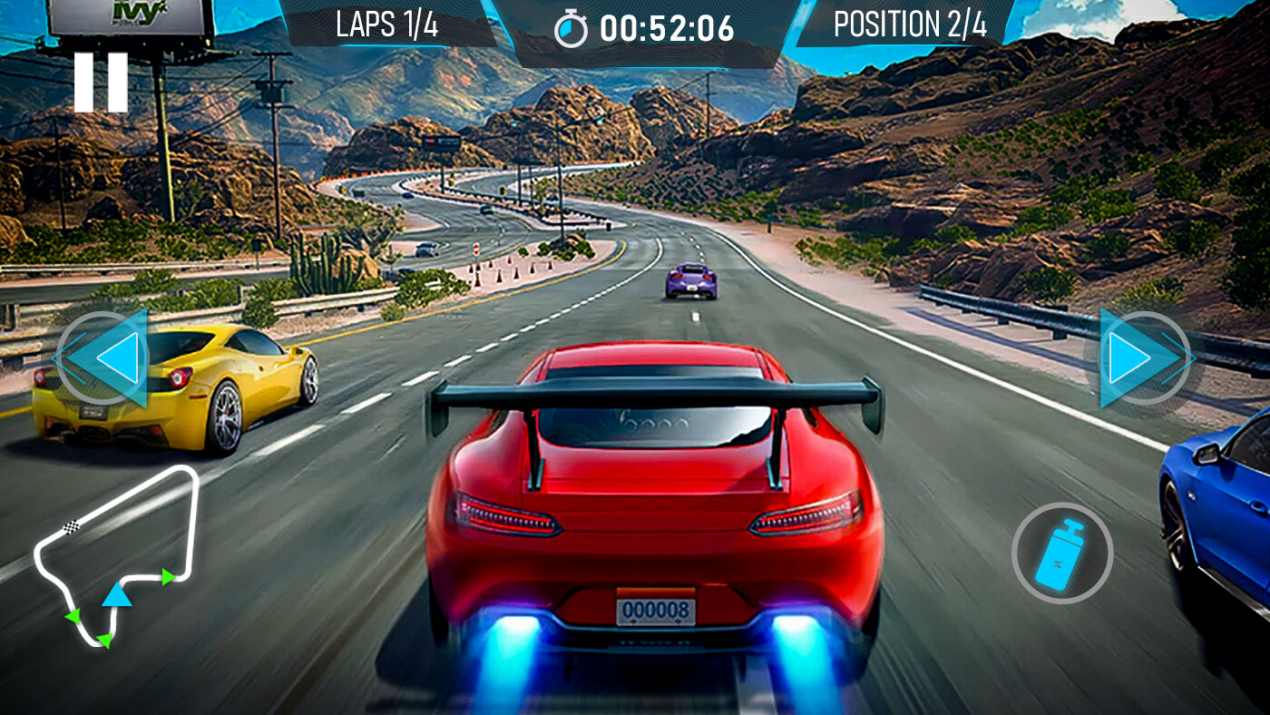 ArtStation - UI/UX for Mobile Racing Game