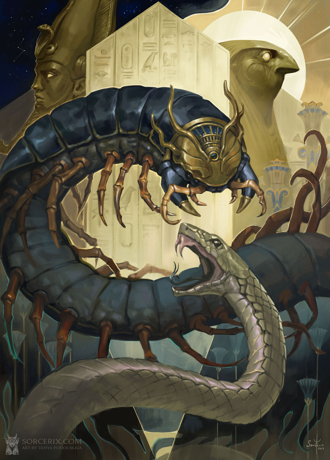 Sepa. The centipede God in Egyptian mythology