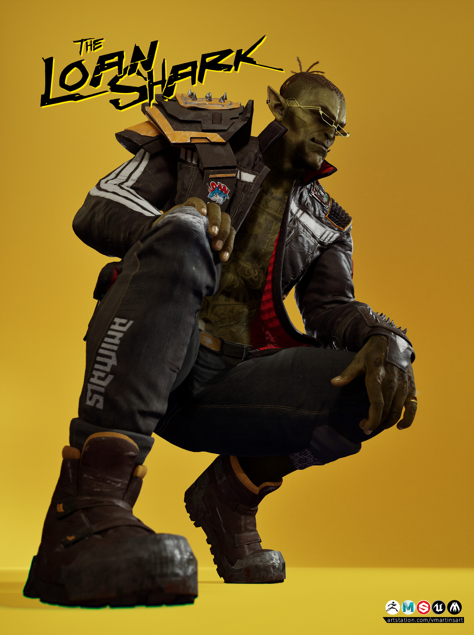 ArtStation - The Loan Shark - Cyberpunk Fan Art