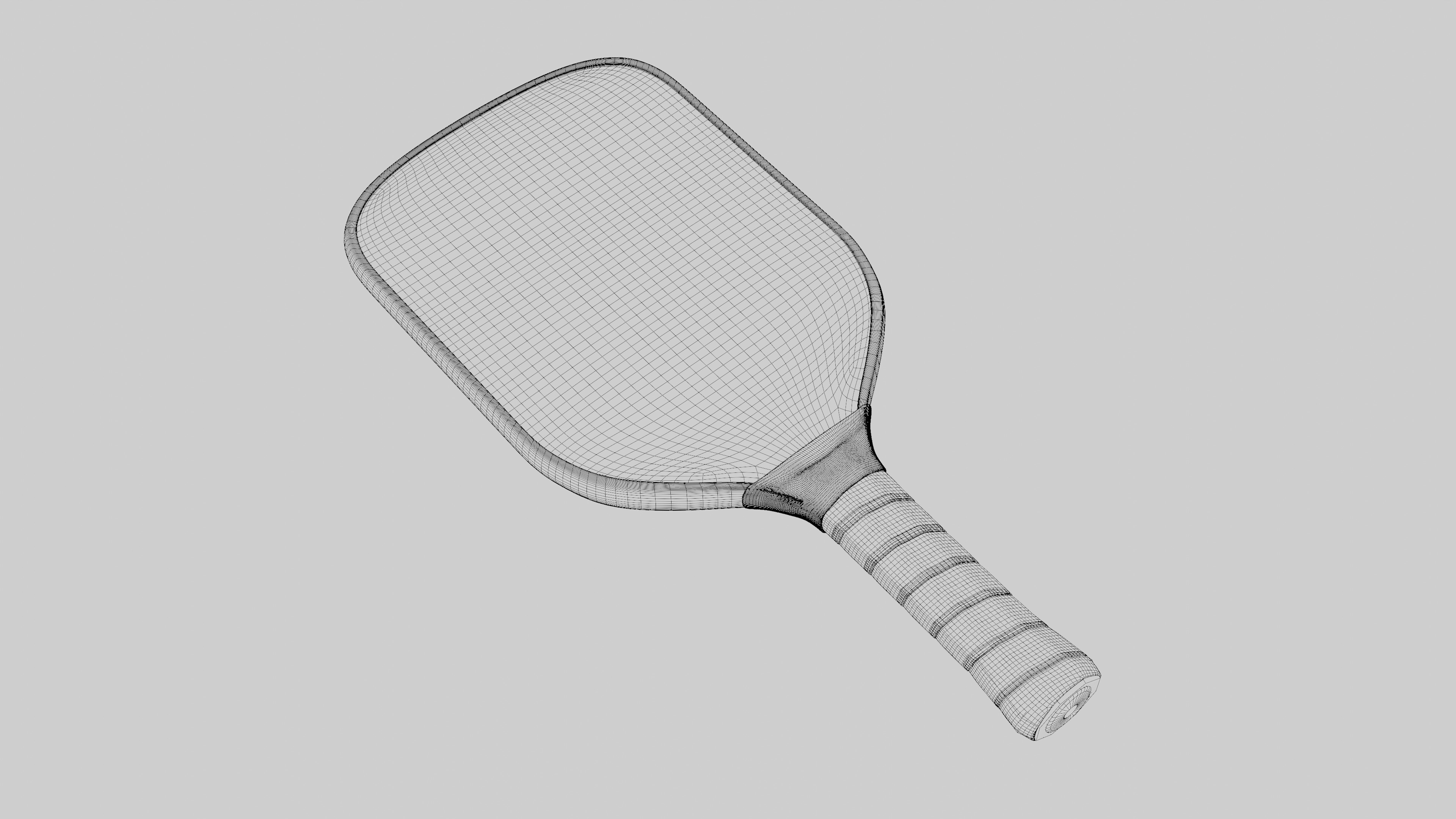 Wireframe of mesh - SubD modeling