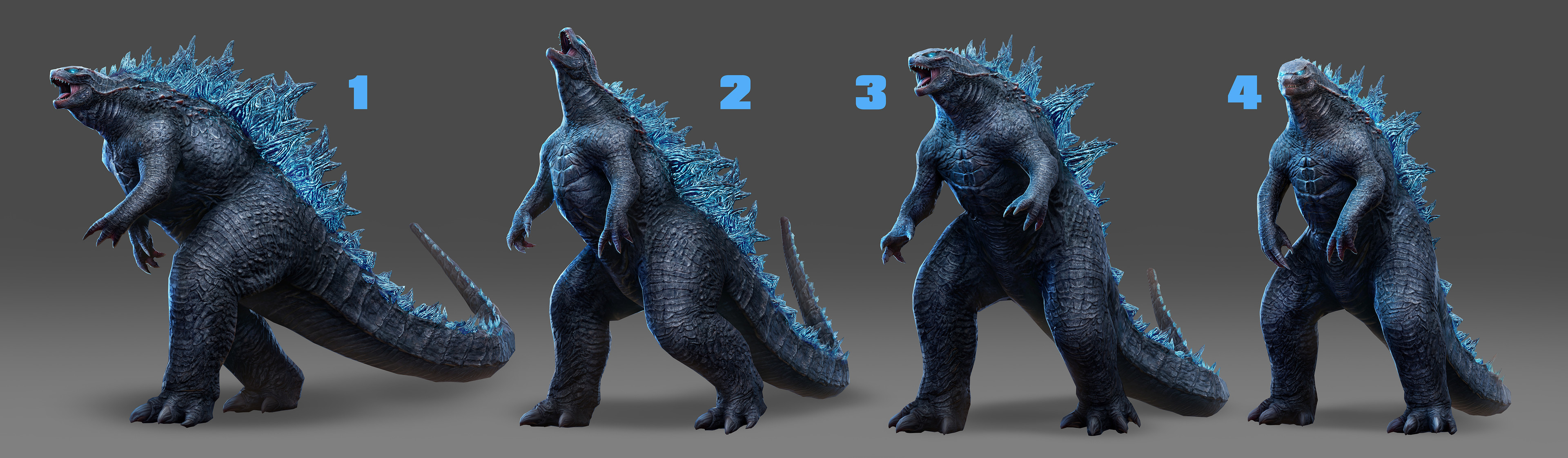 Godzilla high quality illustrations