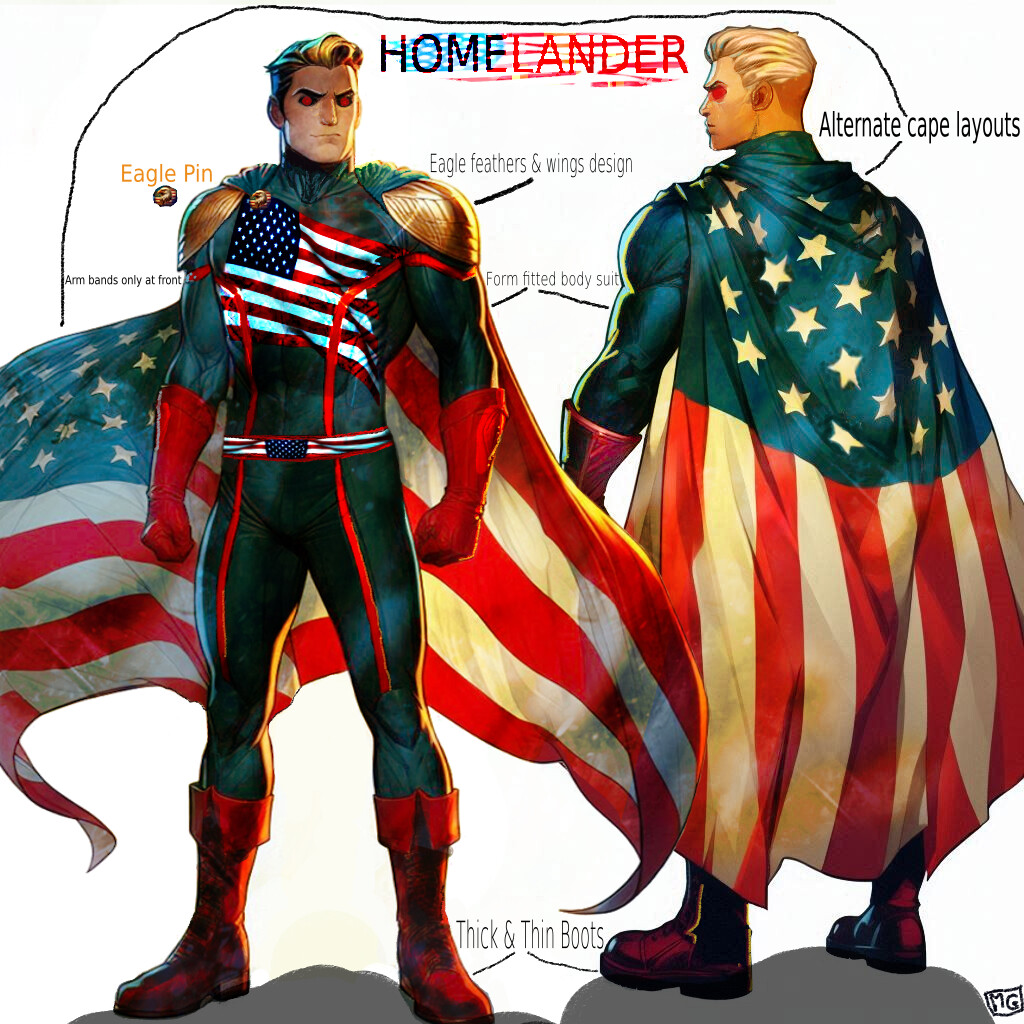 Homelander - Toni Starr + Comic Blender