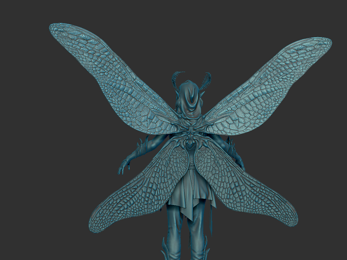 ZBrush render of the character