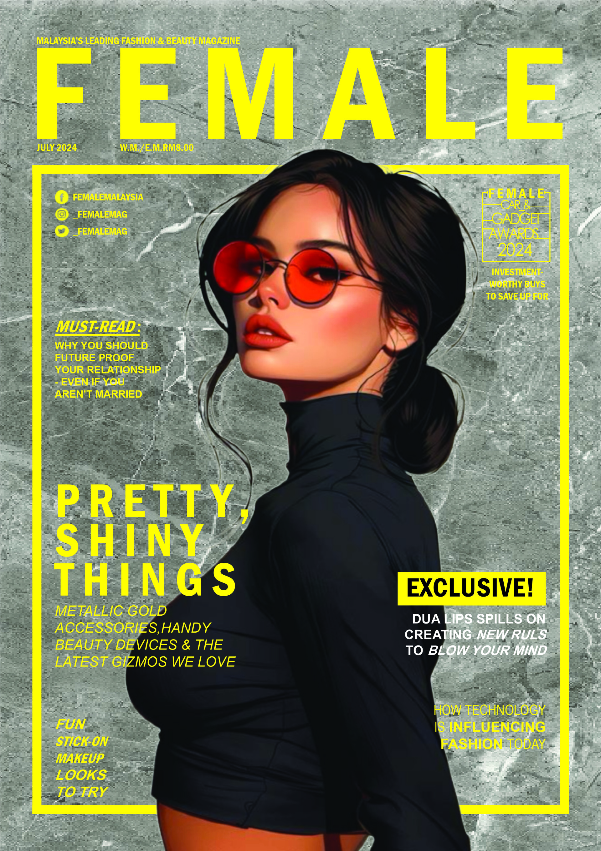 Artstation Magzine Cover Page Design