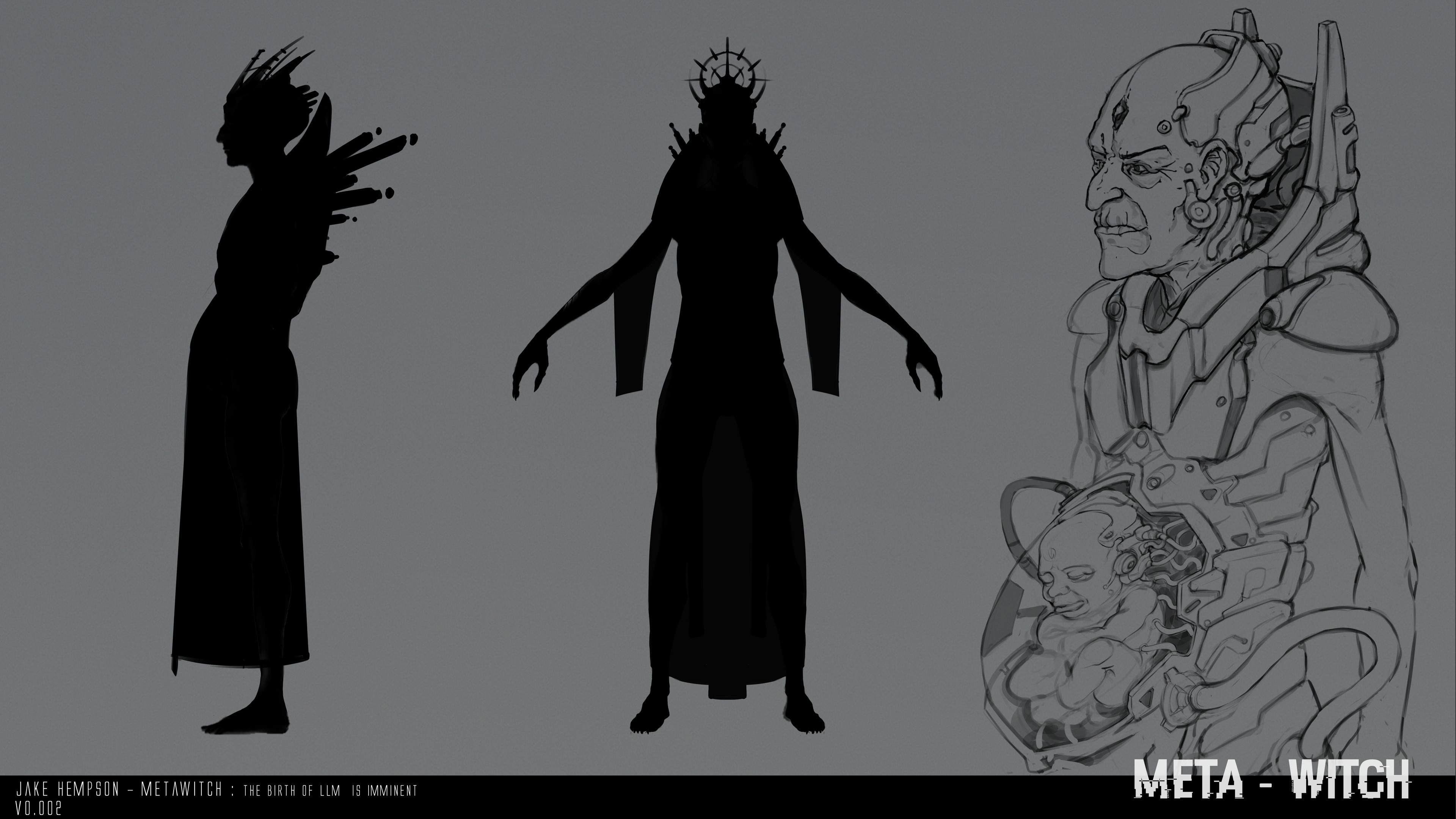 Silhouette exploration.