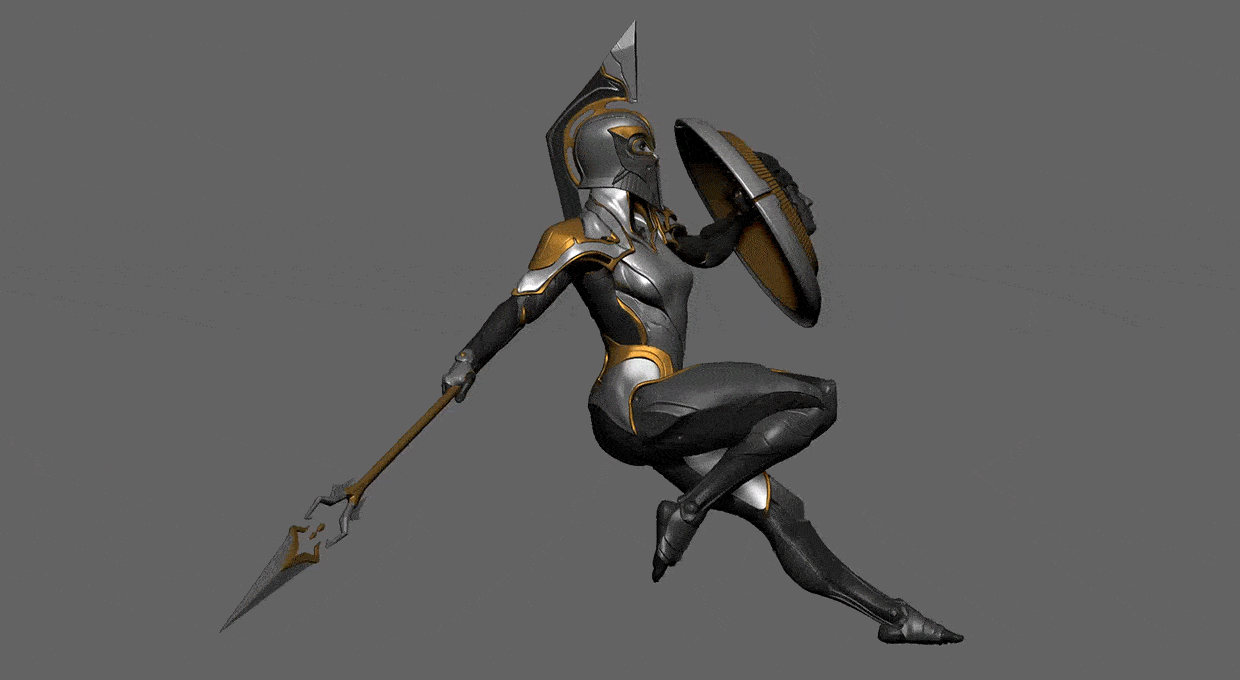 Using ZBrush to model out the character, allows us to have more accuracy with lighting, materials and perspective.