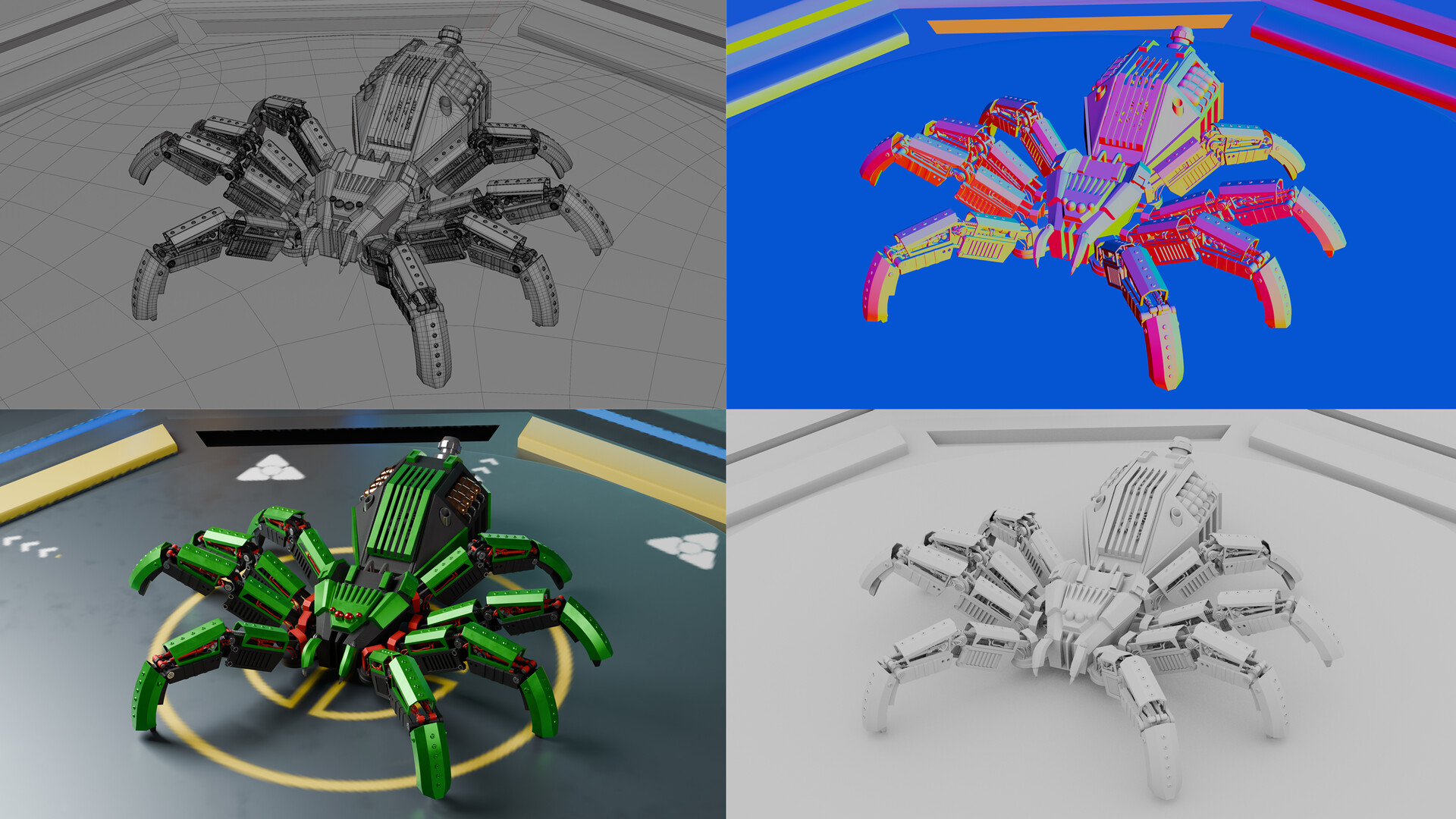 CUBIC NODE FX - the mechanical spider