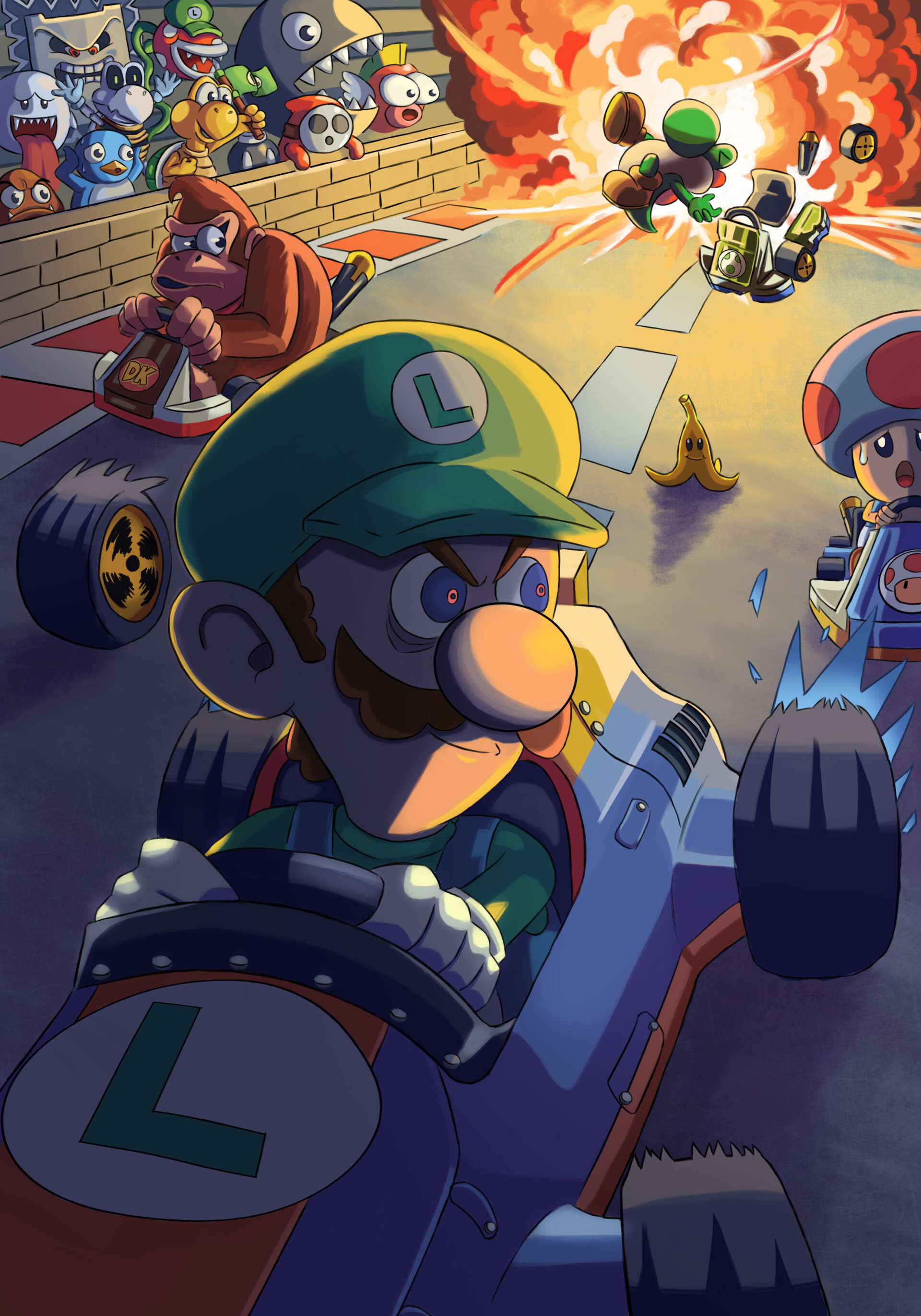 ArtStation Luigi Death Stare!