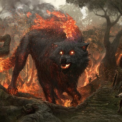 Magic the Gathering: "Wildsear, Scouring Maw" 