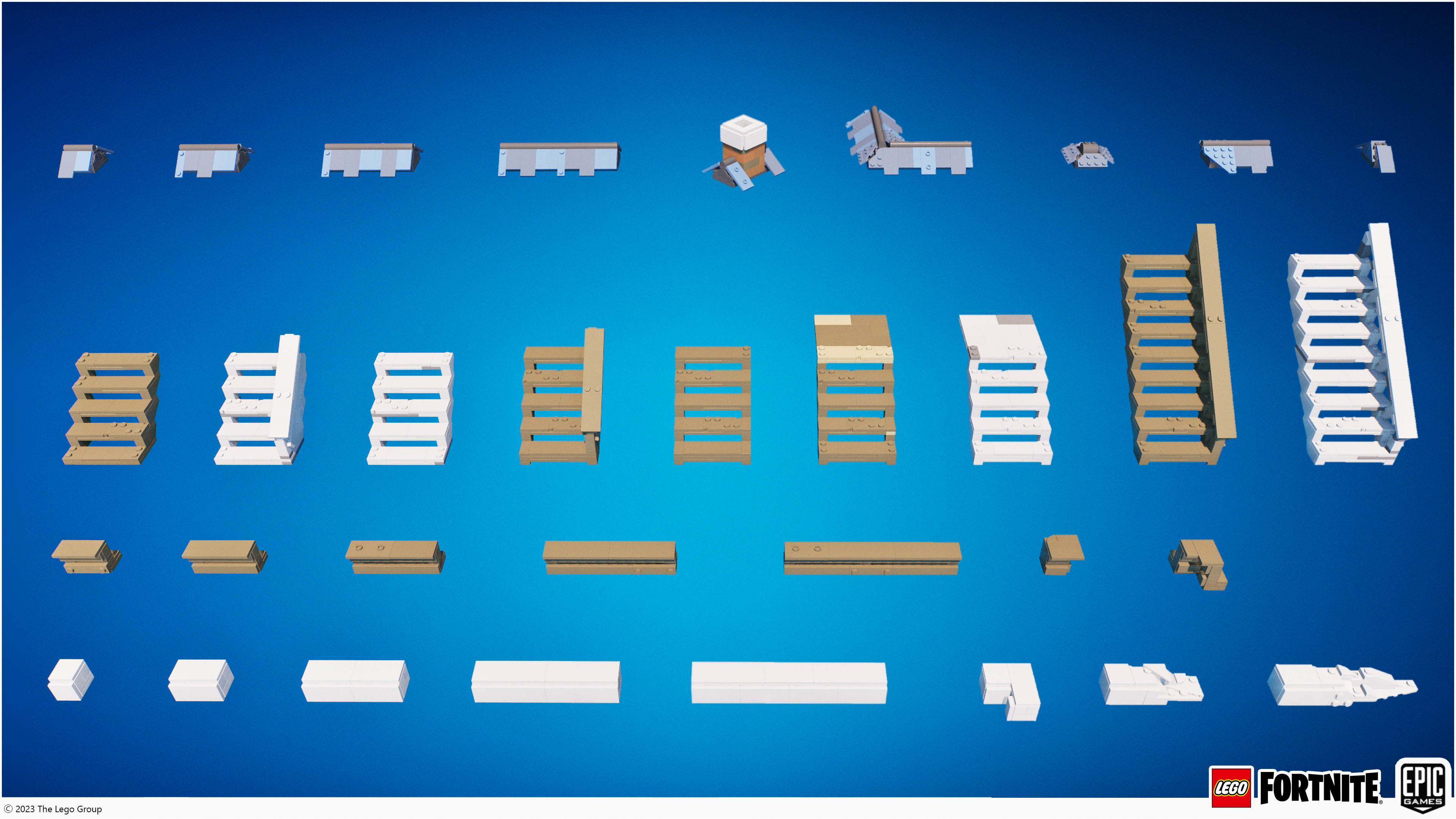 Set Breakout: Roofs, Stairs, Railings and Trims.