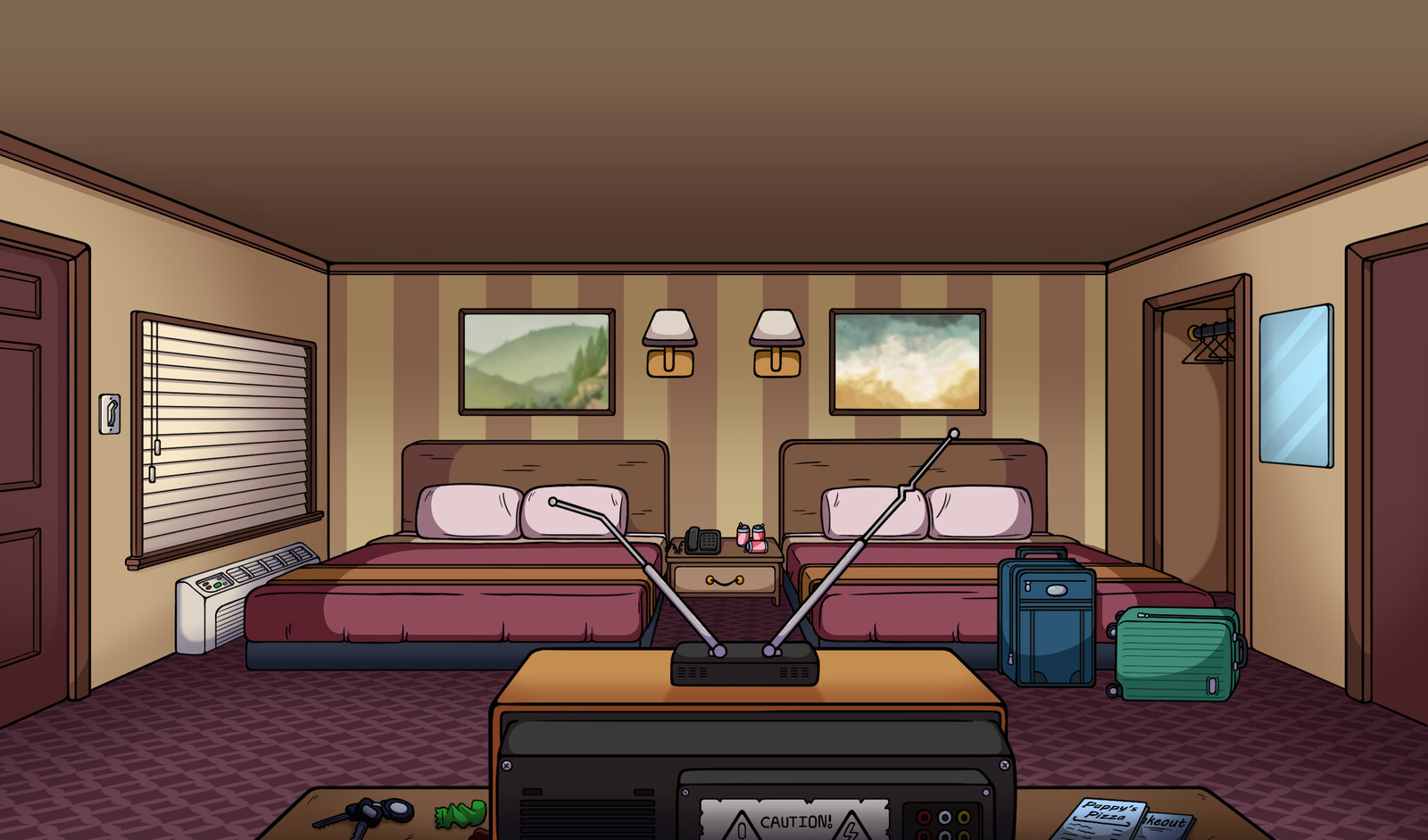 Motel Background Design