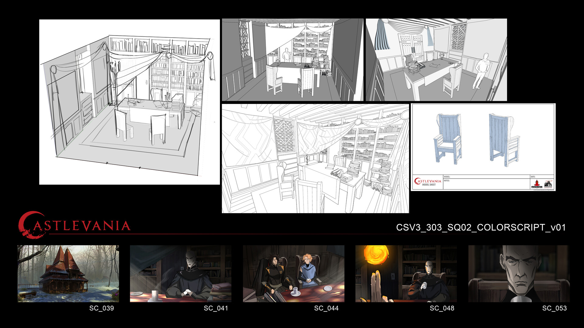 Bo Li - Castlevania Season 3 Lindenfeld Judge's office