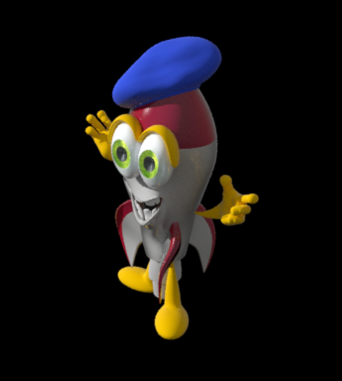 Quickie render of Fusée