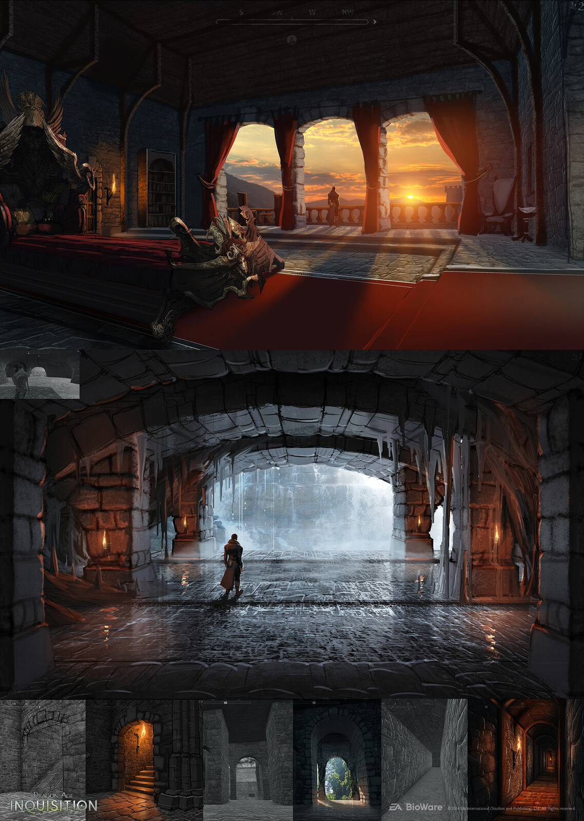 Various paintovers of different rooms. 
