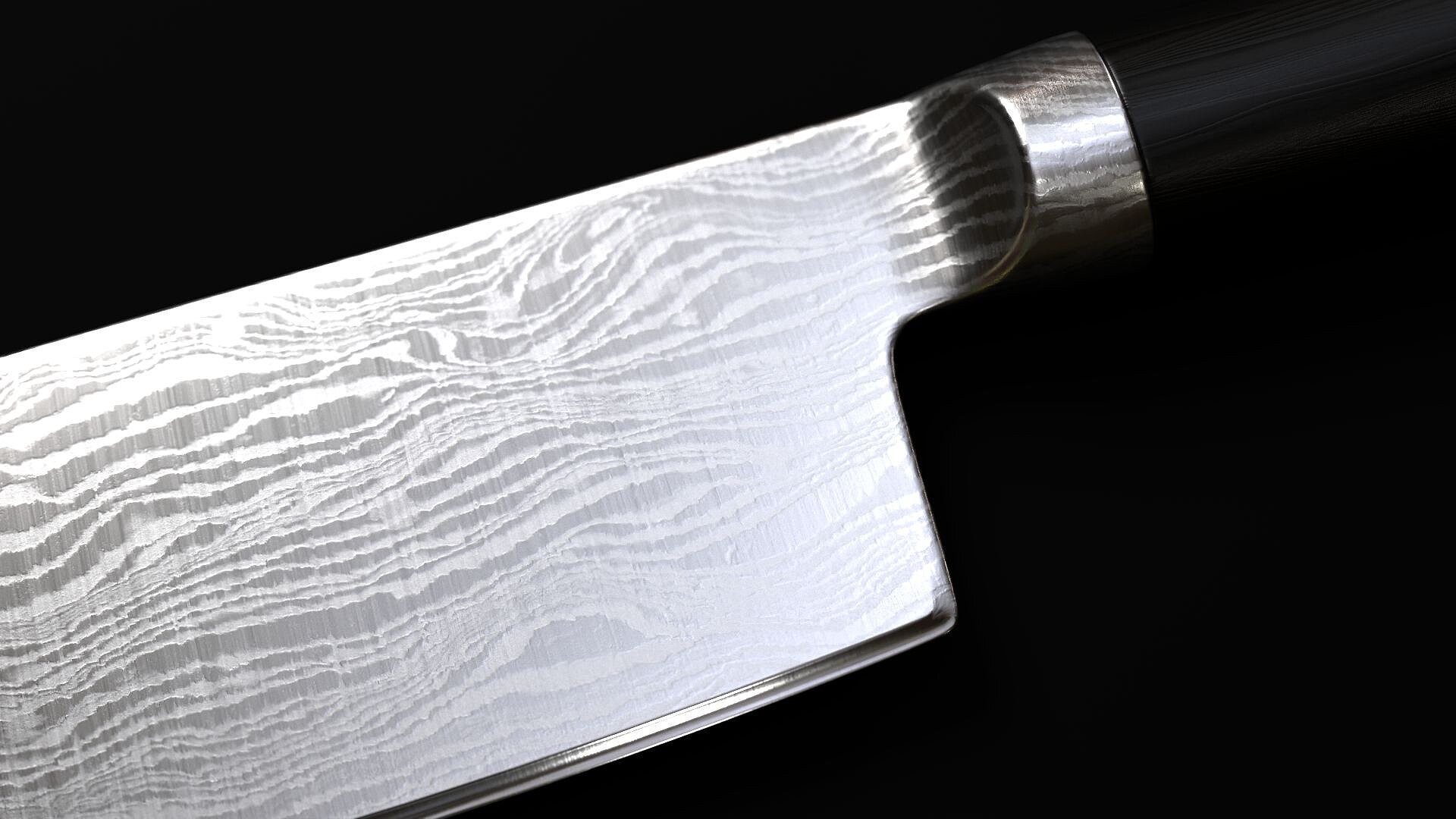 Damascus Steel Textures for Marmoset Toolbag 4 Library gallery image 2