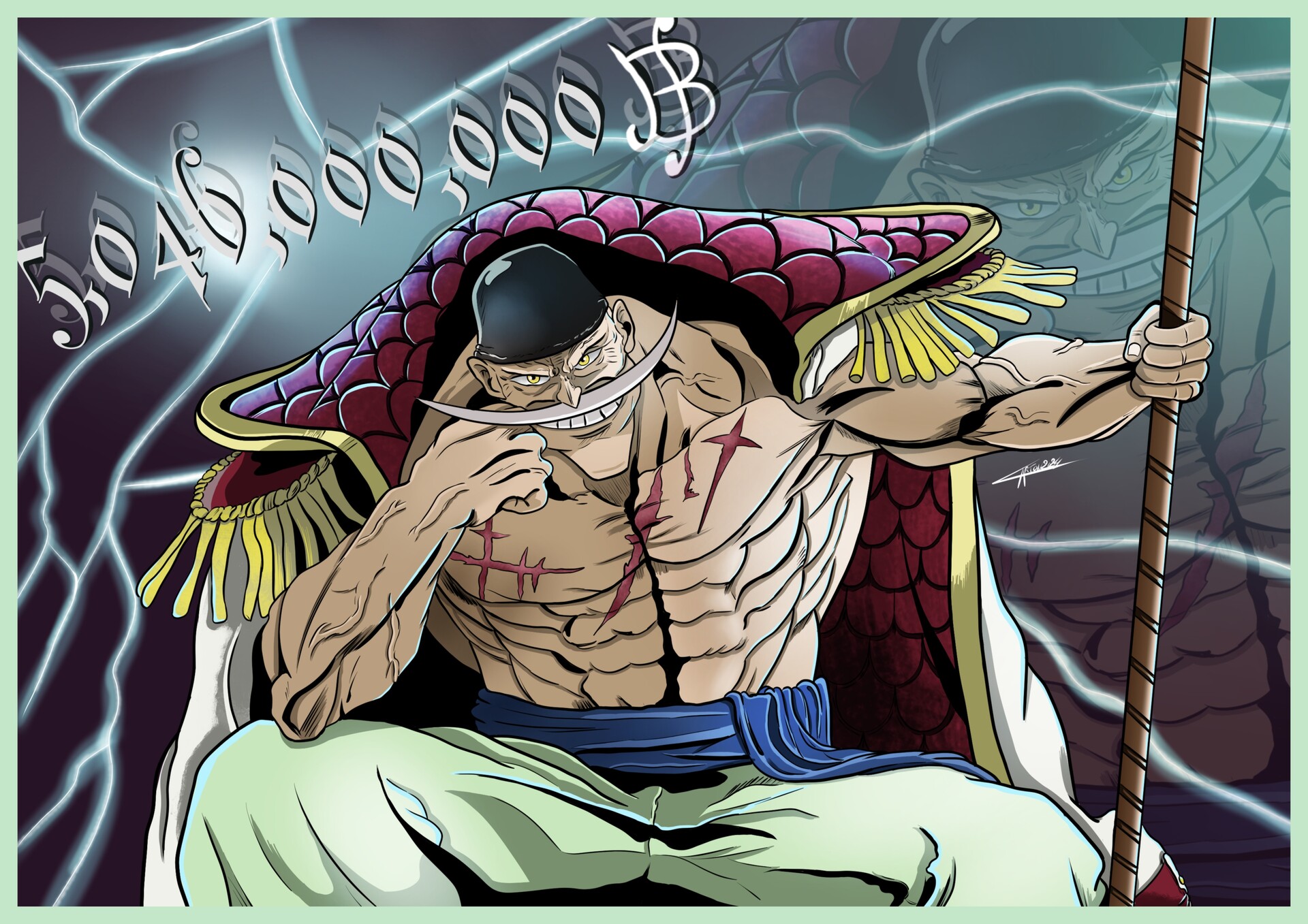 ArtStation - Whitebeard, image size:1920x1357