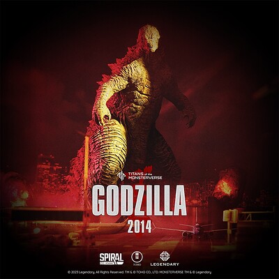 ArtStation - Godzilla 2024 - Evolved Form (Heat Ray Ver.)