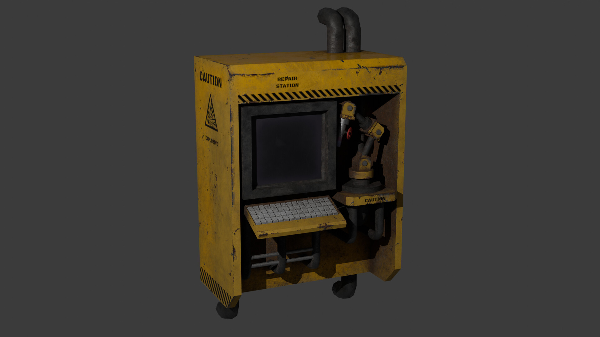 ArtStation - Repair station for my game