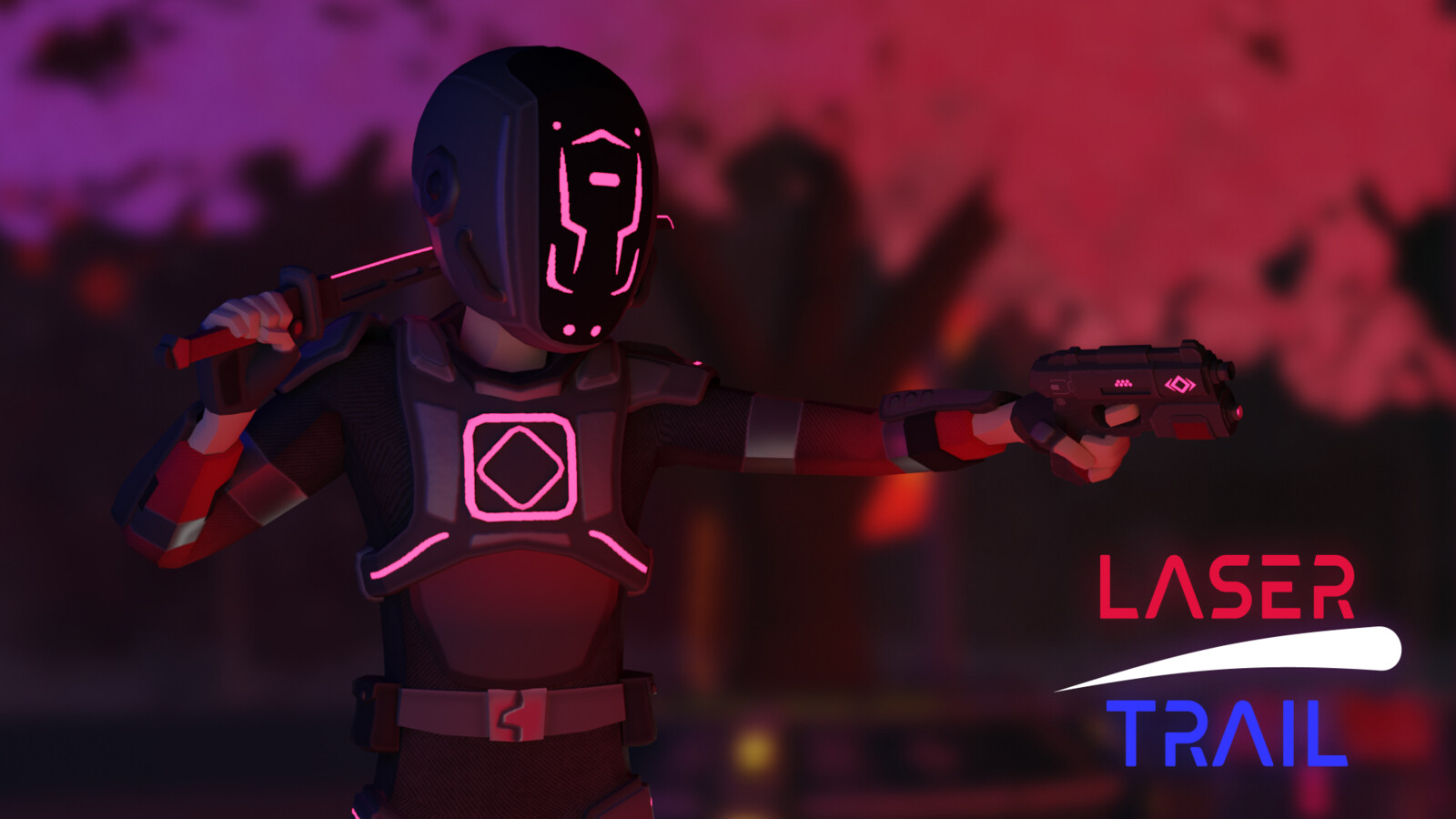 Render showcasing new avatar and logo.