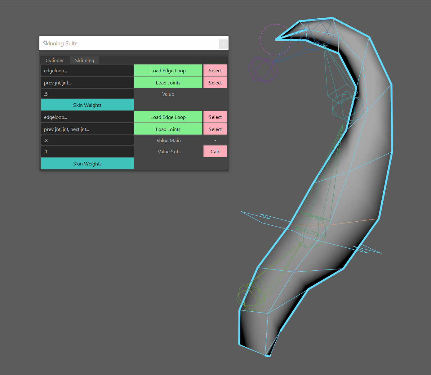 Skinning Tool