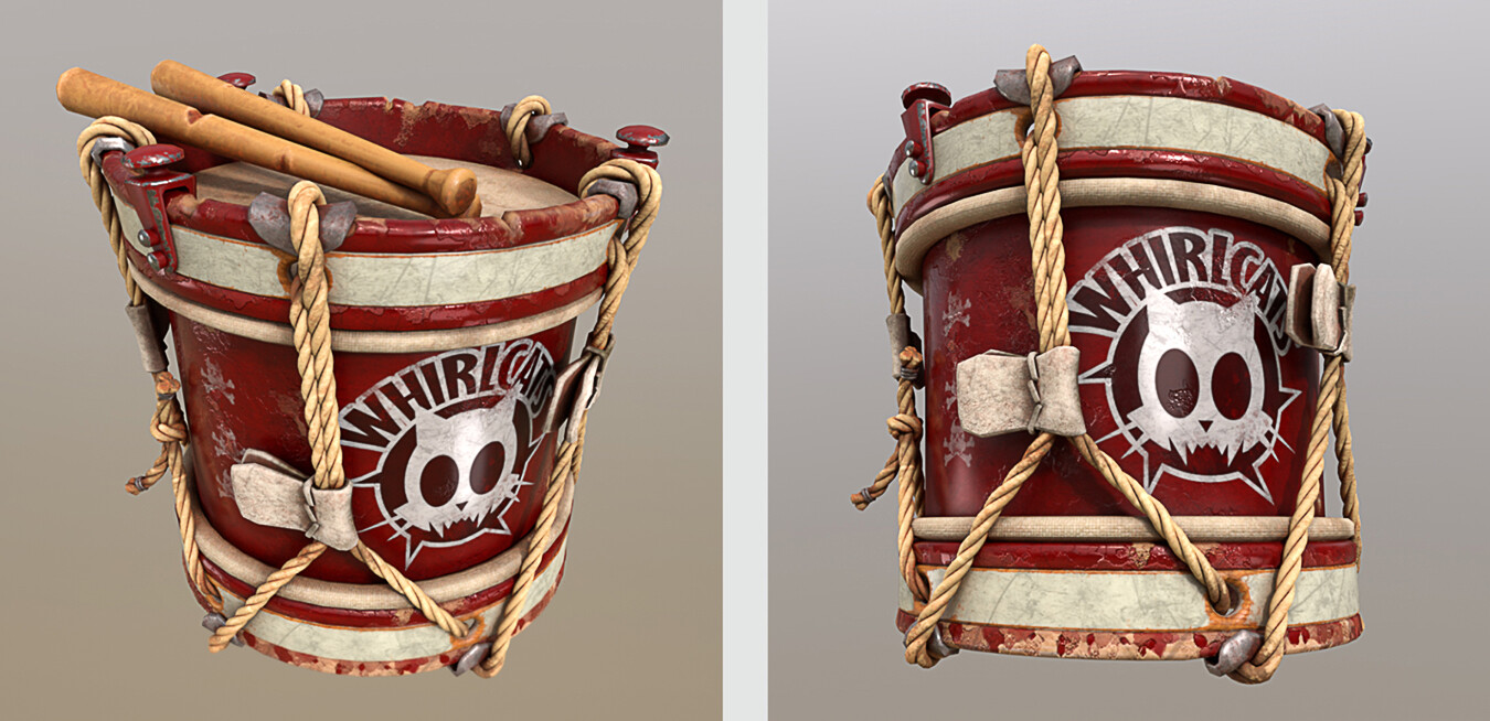 Drum Weathered
