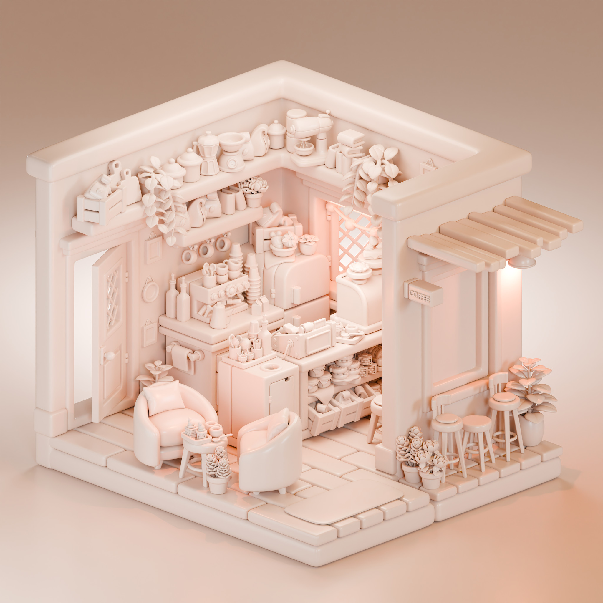 Clay Render