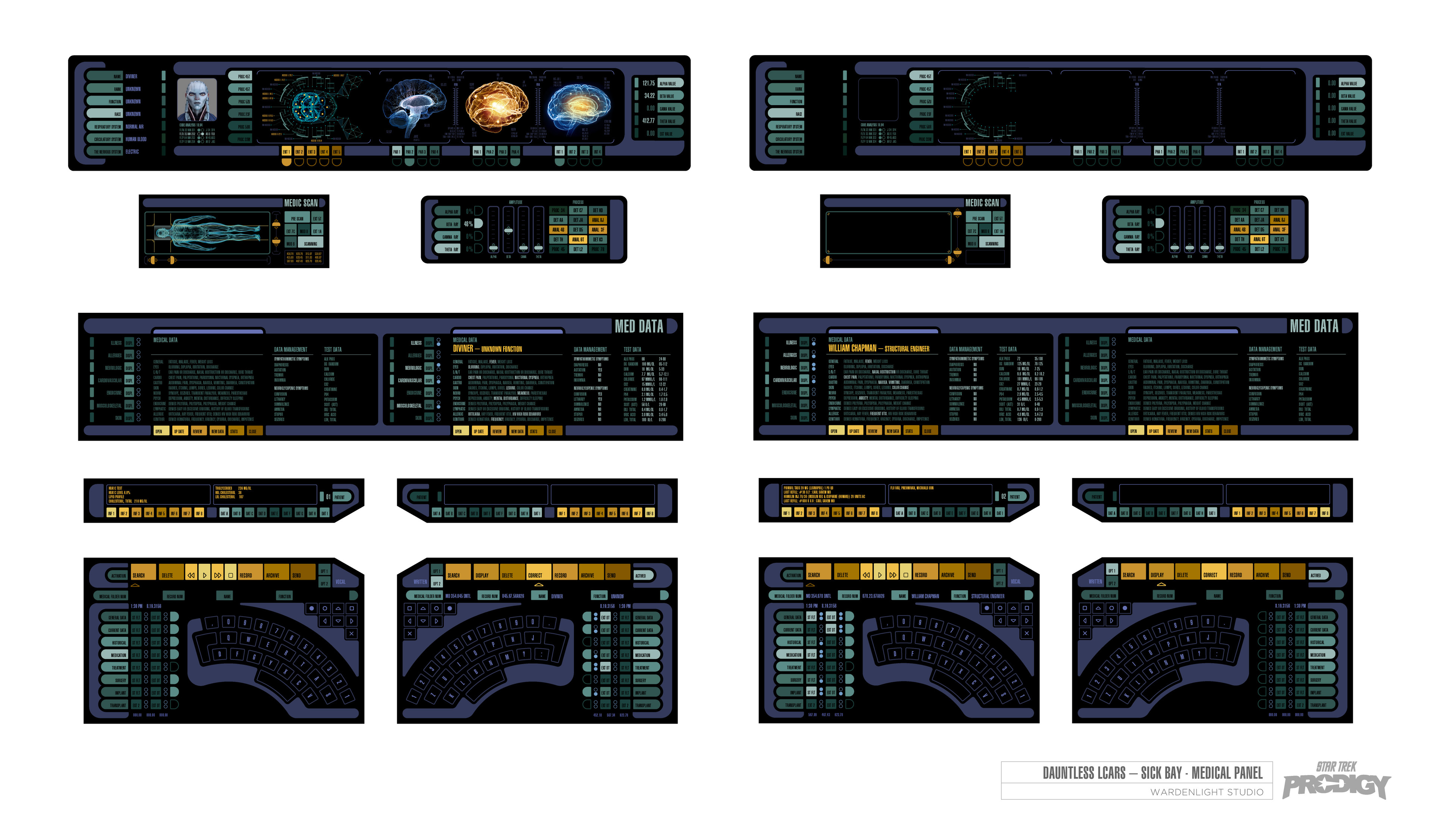 Star Trek Prodigy: Spaceship UI - The Dauntless LCARS