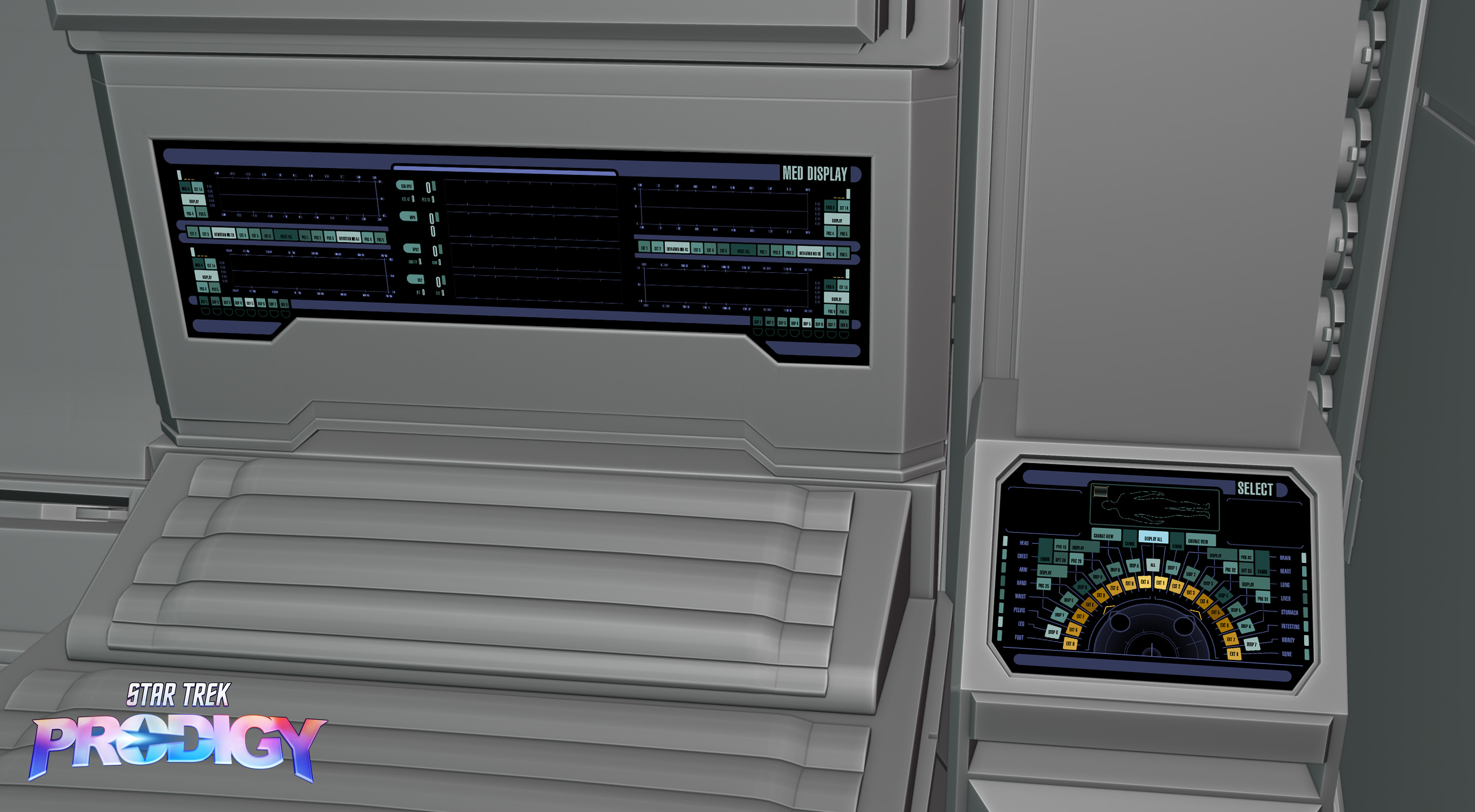 Star Trek Prodigy: Spaceship UI - The Dauntless LCARS