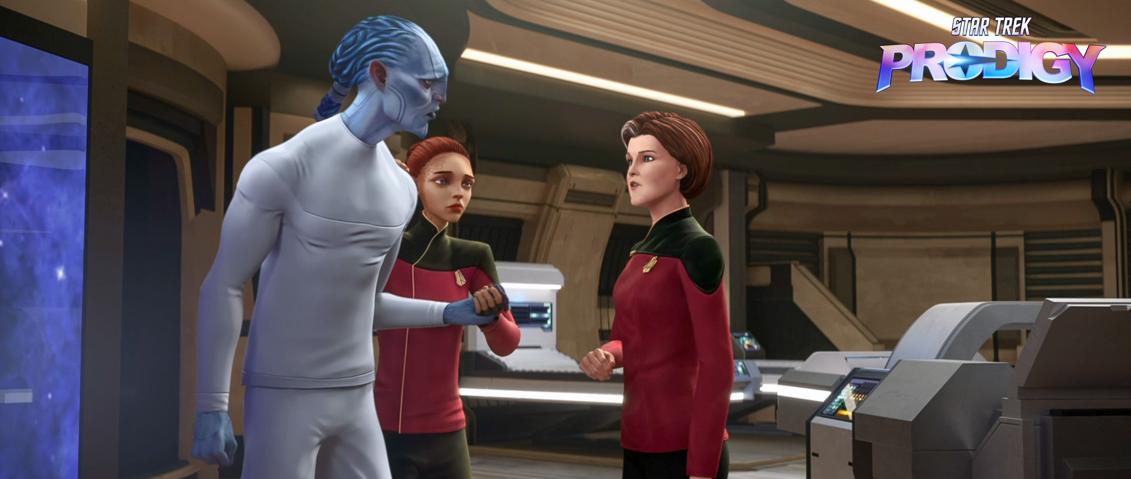 Star Trek Prodigy: Spaceship UI - The Dauntless LCARS